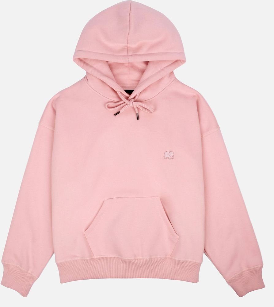 Trendsplant Rundhalspullover Women's Organic Essential Oversized Hoodie Pale Pink