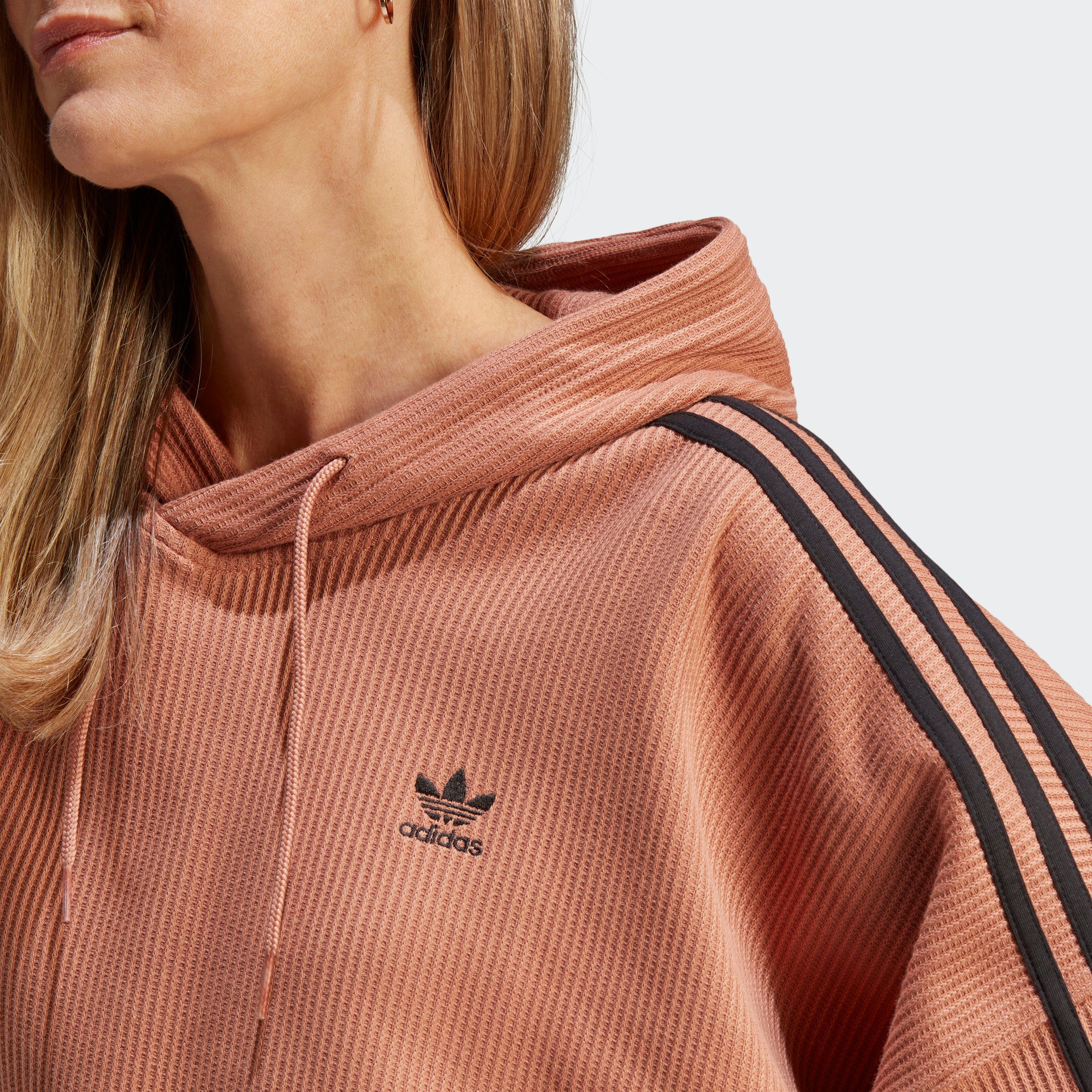 HOODIE Strata CROP Originals Kapuzensweatshirt Clay adidas