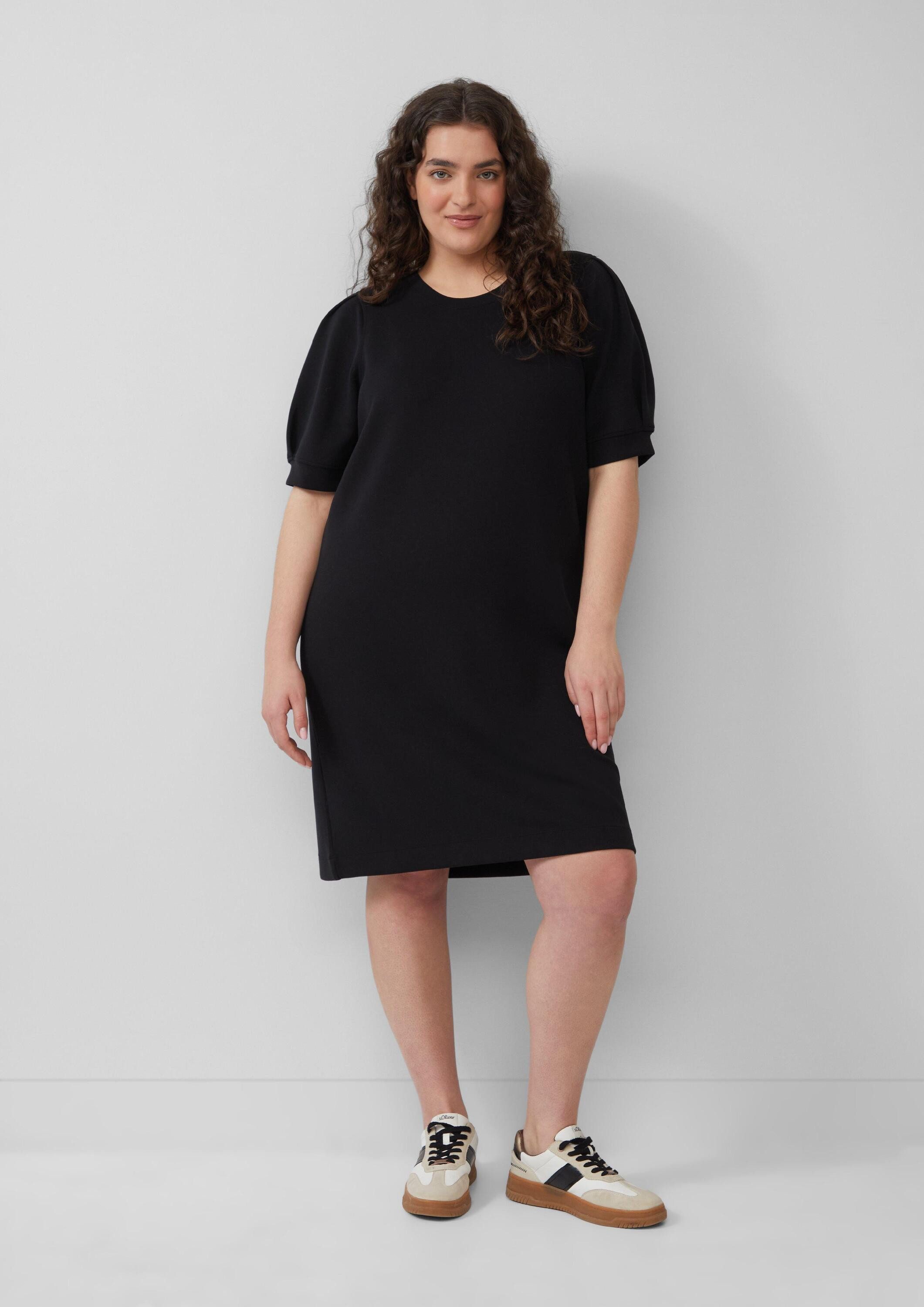 s.Oliver Minikleid Kleid Kurzes Scuba-Kleid mit Puffärmeln günstig online kaufen