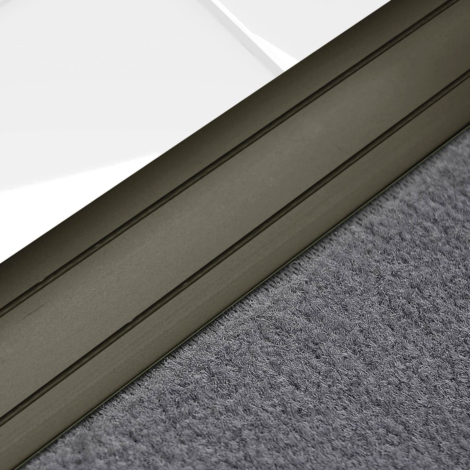 Floordirekt Übergangsprofil Firm 36 mm, Erhältlich in 4 Farben & 3 Größen, Selbstklebend, C-Form