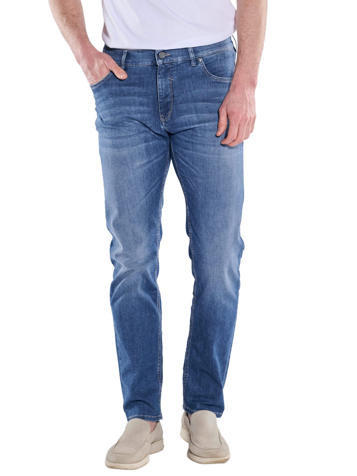Stretch-Jeans Herren Jeans mit Coolmax-Funktion, Himmelblau