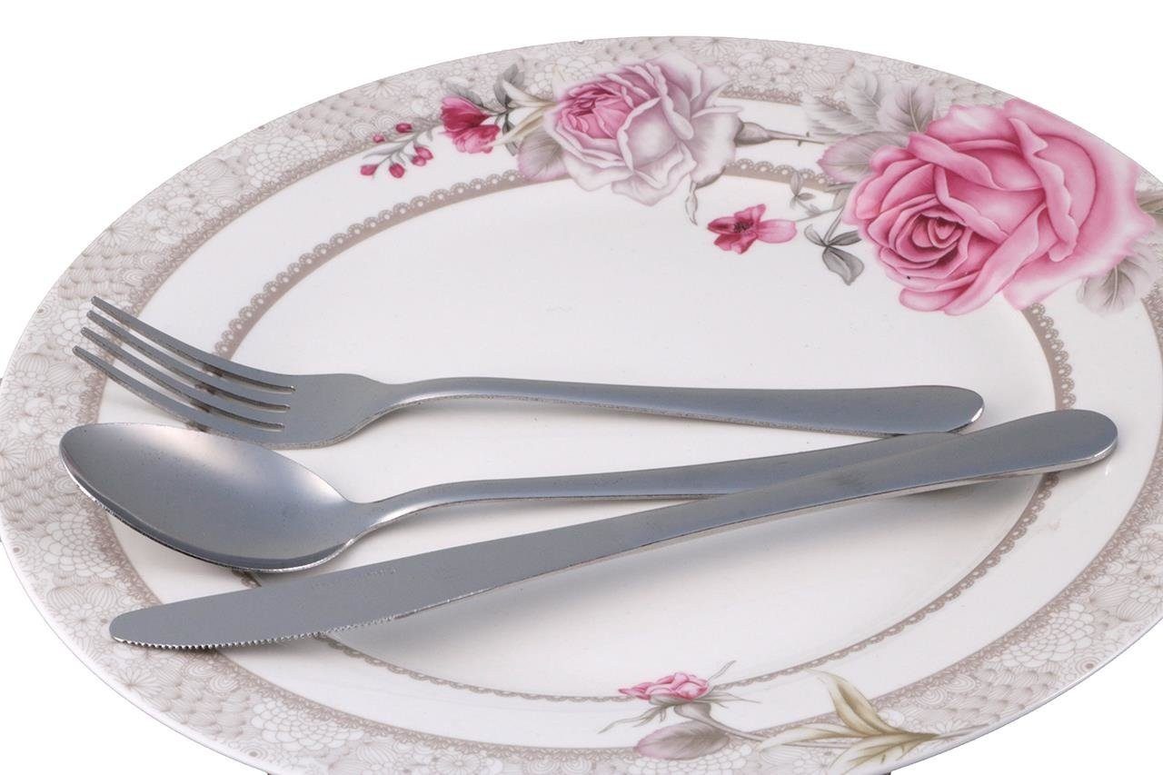 Dekonaz Besteck-Set 40-teiliges Besteckset für 6 Personen (40-tlg), Edelstahl