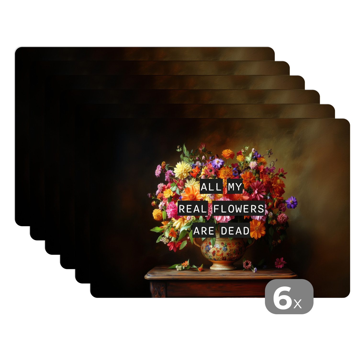 MuchoWow Platzset Farbe - Blumen - günstig online kaufen