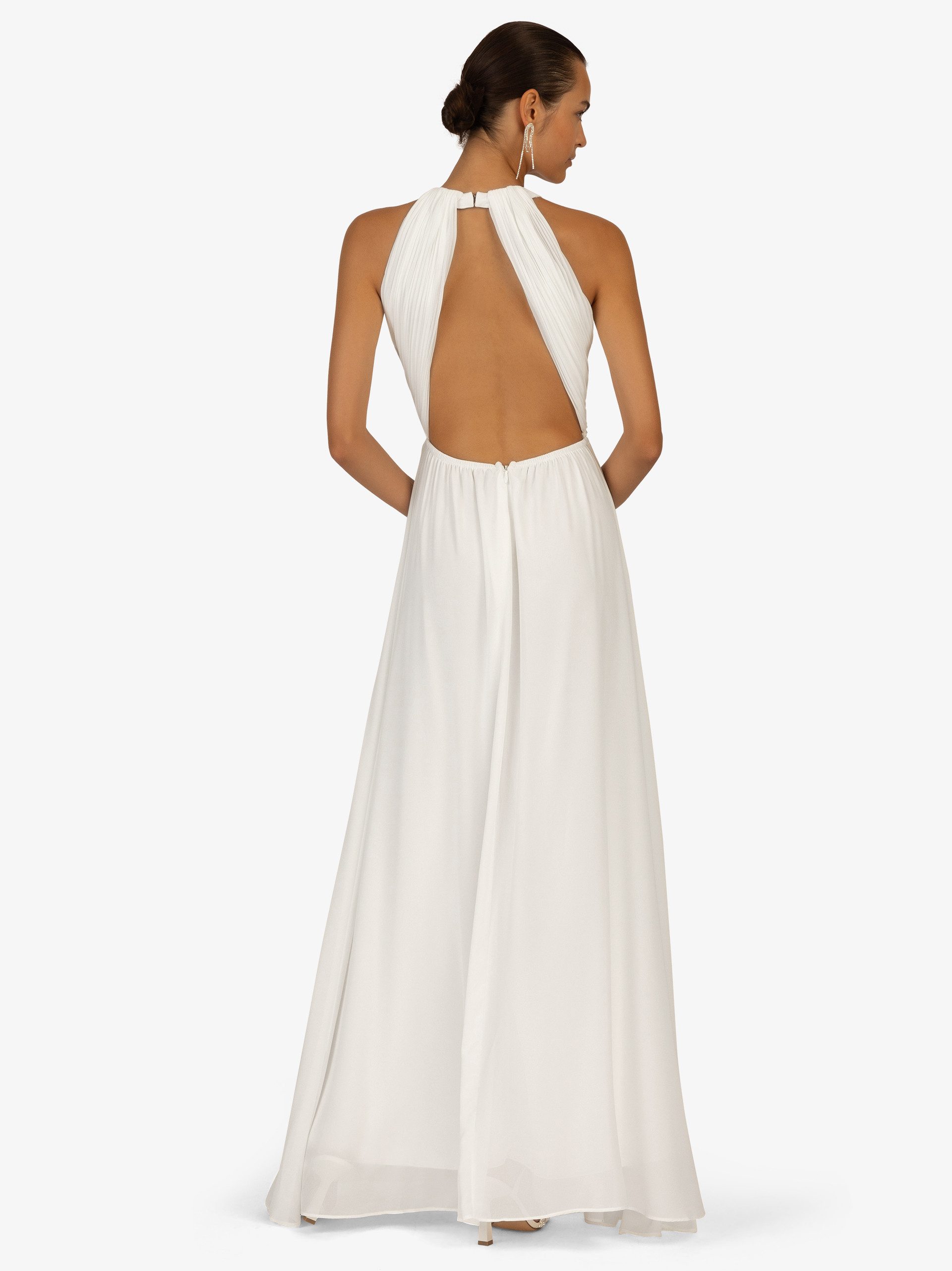 Kraimod Abendkleid mit kleinem Schlitz im Bereich der Brust