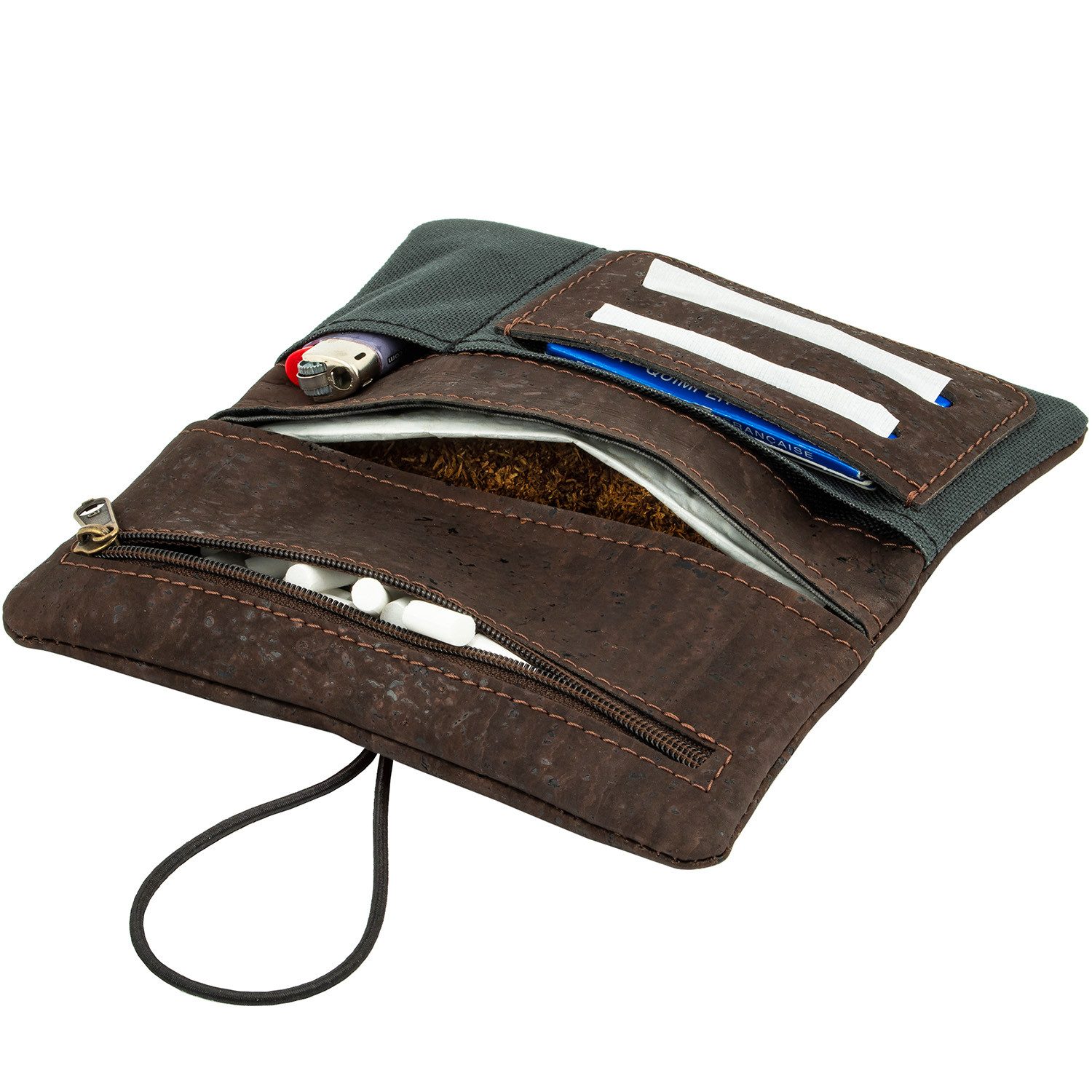 Simaru Tabakbeutel Madeira, Vegan Kork, austauschbare Gummis, für 30g Tabak günstig online kaufen