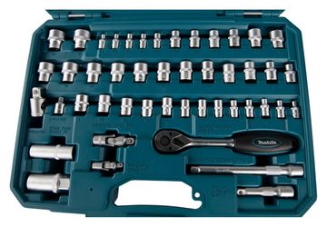 Makita Werkzeugset Werkzeug-Set, (Set, 120-St), Hochwertiger, robuster im Makita Design