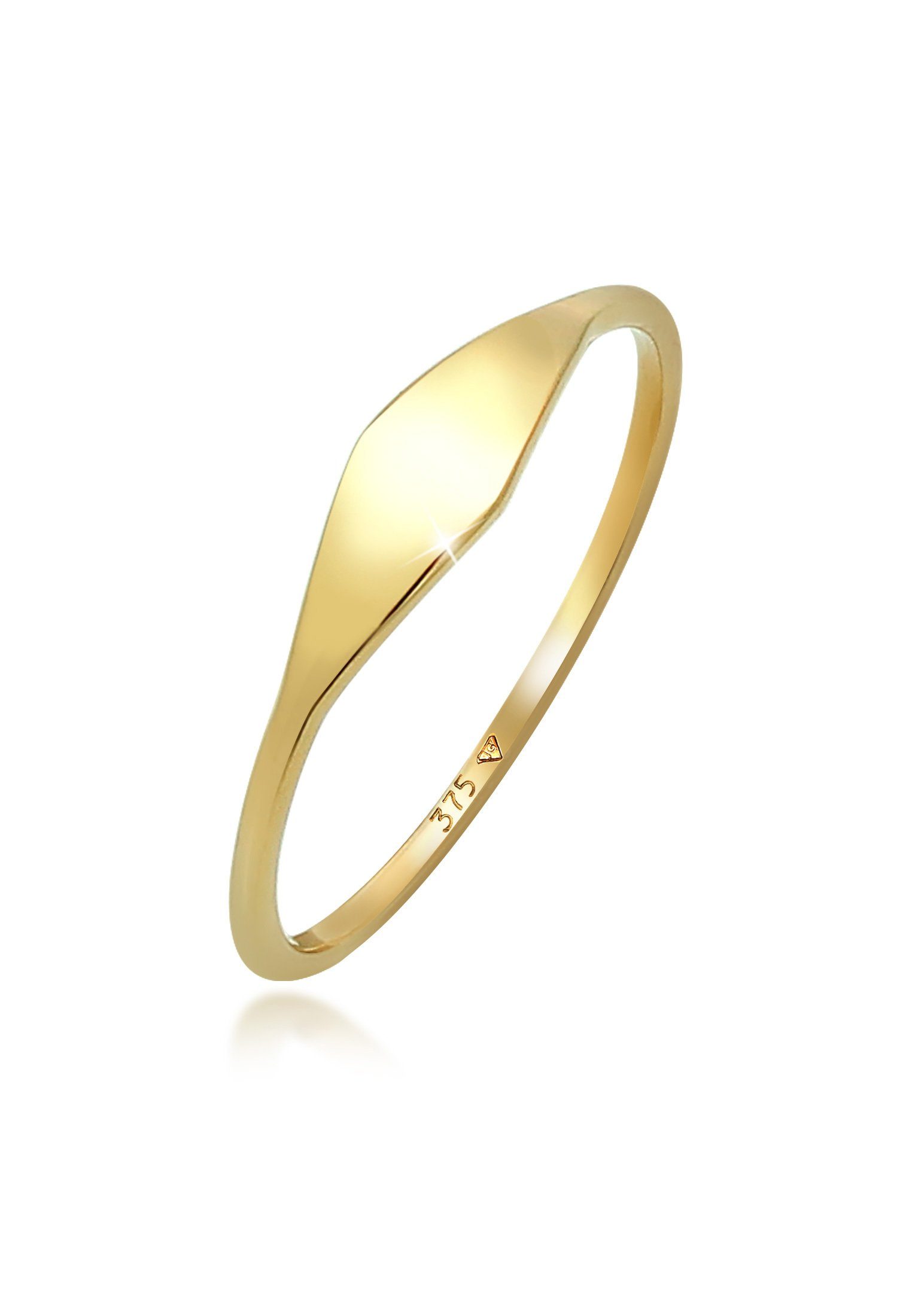 Elli Premium Fingerring Marquise Elegant Statement 375 Gelbgold günstig online kaufen