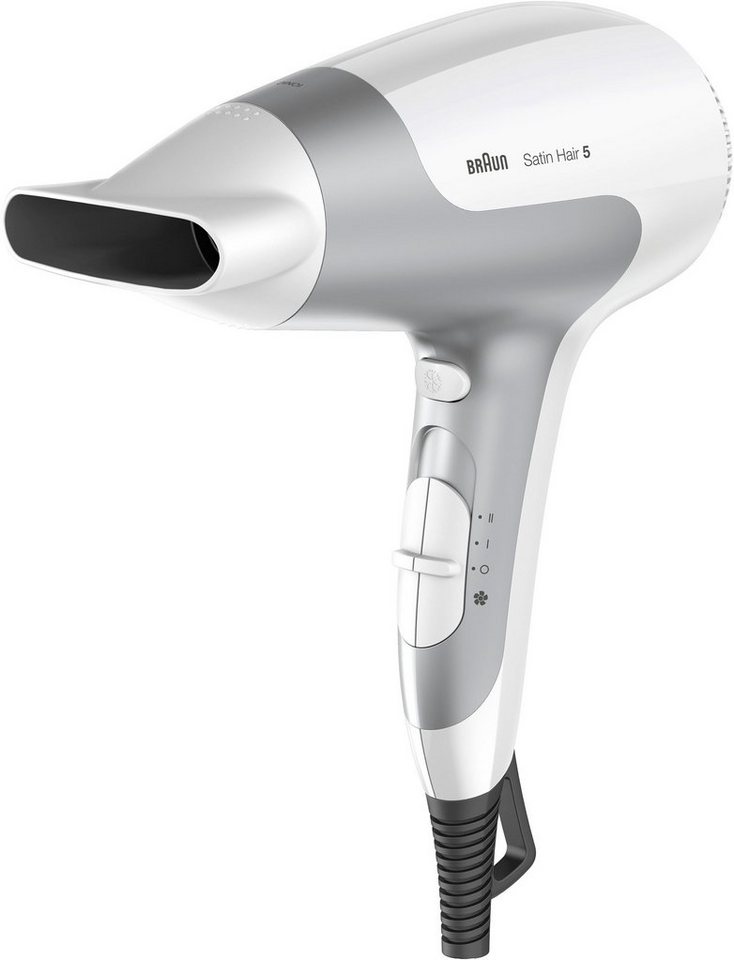 Braun Ionic-Haartrockner Braun Satin Hair 5 Power Perfection, 2500 W, Leistungsstarke  2500W, Haartrockner hat 3 Heizstufen & 2 Gebläsestufen