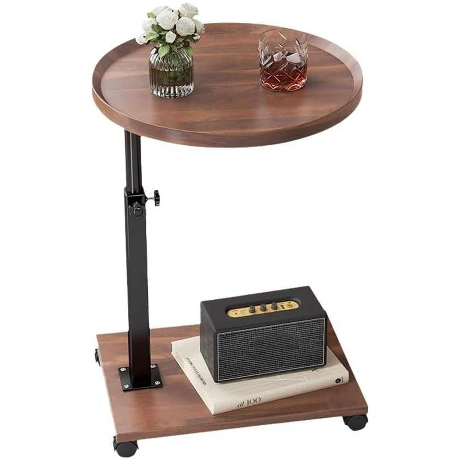 HEYHIPPO Beistelltisch Beistelltisch rund C-Tisch höhenverstellbar 45–80 cm günstig online kaufen