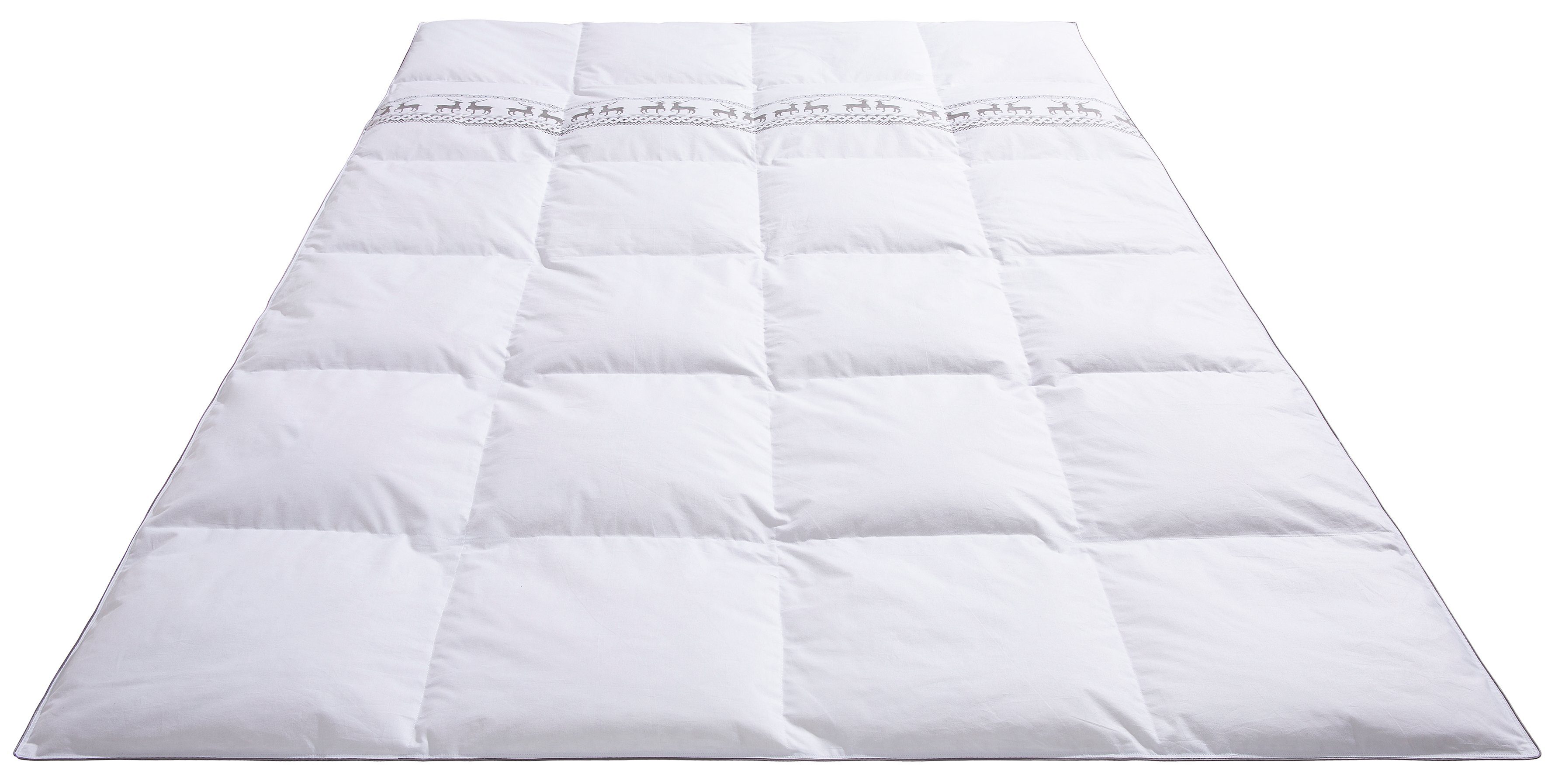 OTTO home Daunenbettdecke Sorsele, Bettdecke 135x200 cm, 155x220 cm und weitere Größen, Füllung: 60% Daunen & 40% Federn, Bezug: Baumwolle, Bettdecken, Sommer,  – Bild 4 von 5