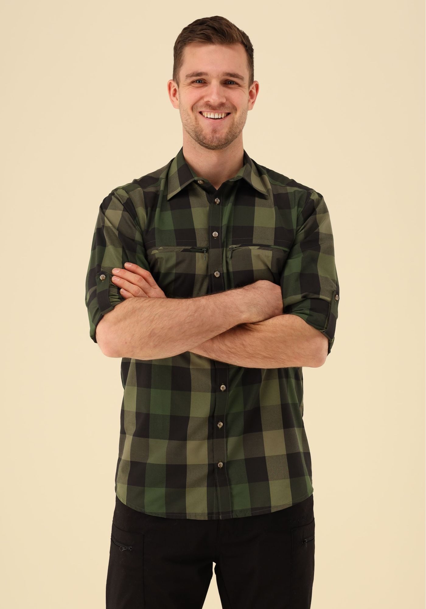 Tom Collins Langarmhemd Hetesi Regular Fit