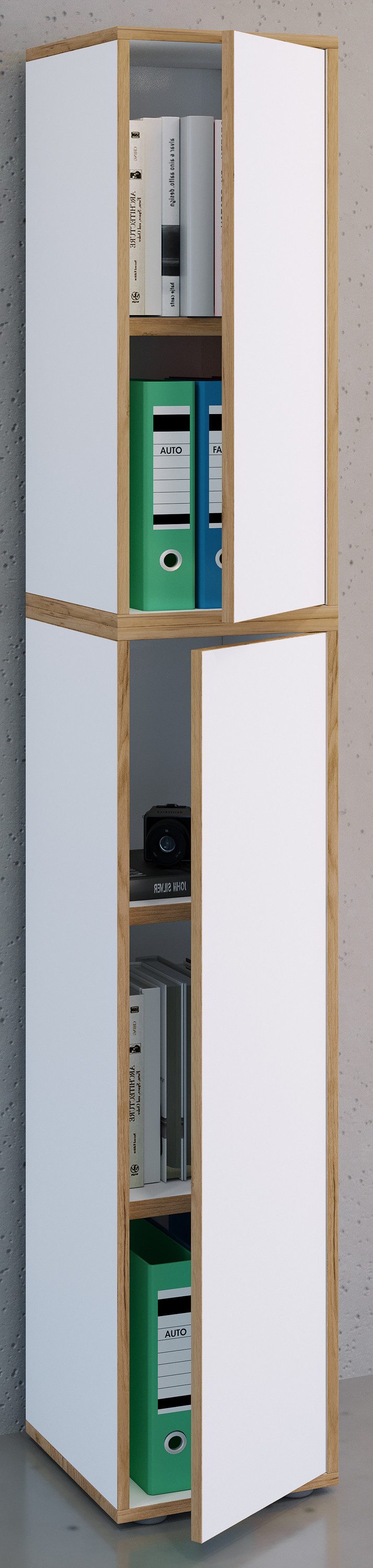 VCM Aktenschrank Büroschrank Aktenschrank Sideboard Salia 5fach