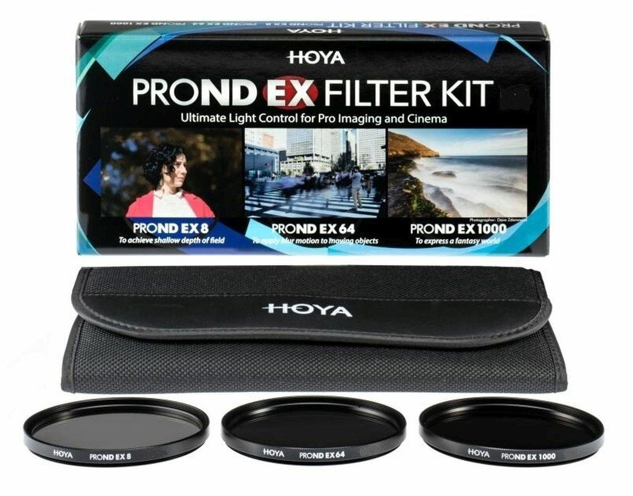 PROND Objektivzubehör 67mm Set Hoya ND EX Filter 8/64/1000