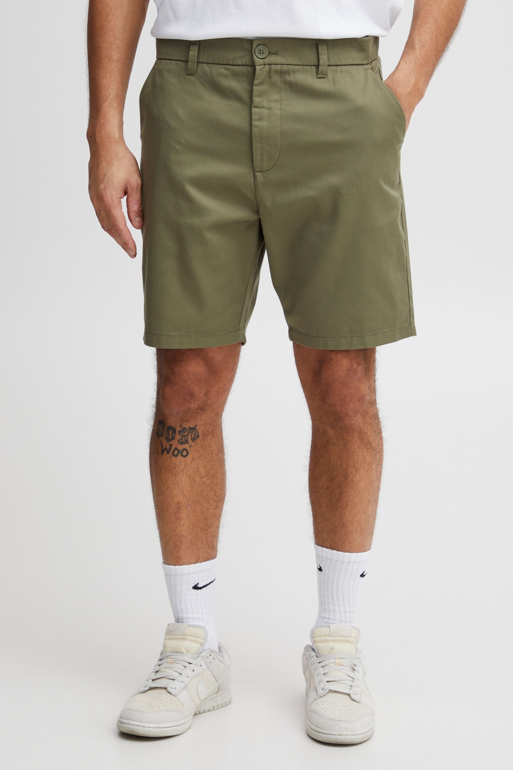 Solid Chinoshorts SDEldric Lt Alann 21107653 (180312) Green - Lichen Deep