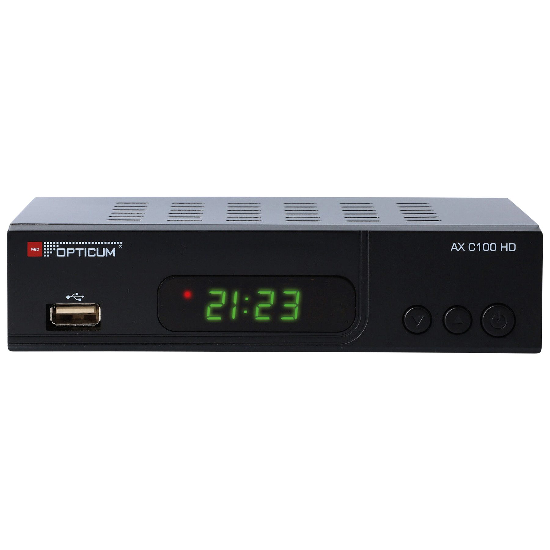 RED OPTICUM RED OPTICUM DVB-C HDTV-Receiver AX C100 HD, schwarz Kabel-Receiver