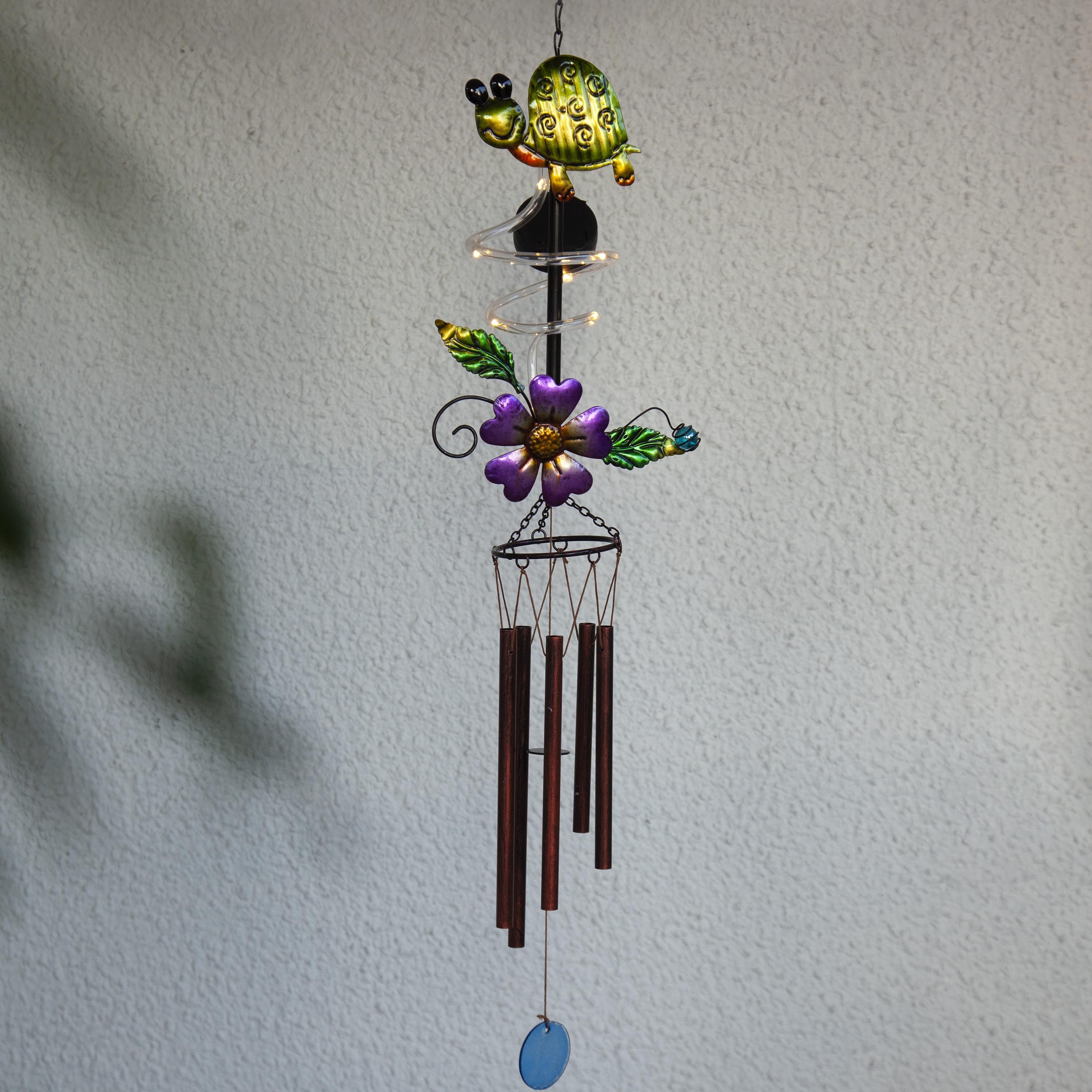 STAR TRADING LED Solarleuchte, Solar-Windspiel Turtle günstig online kaufen