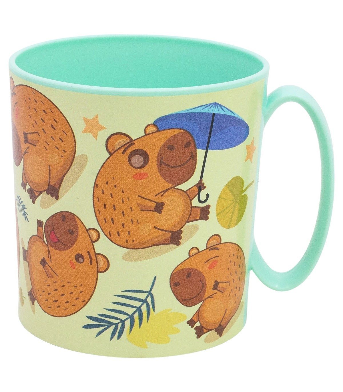Stor Becher Capibara Micro Mug 390 ml Kinderbecher Mikrowellenbecher, Polyethylen