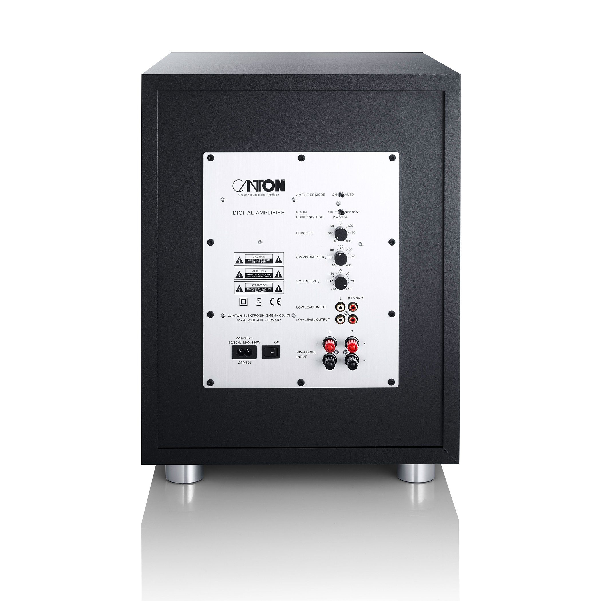 CANTON Power Sub 12 schwarz Aktion Subwoofer (380.0 W)