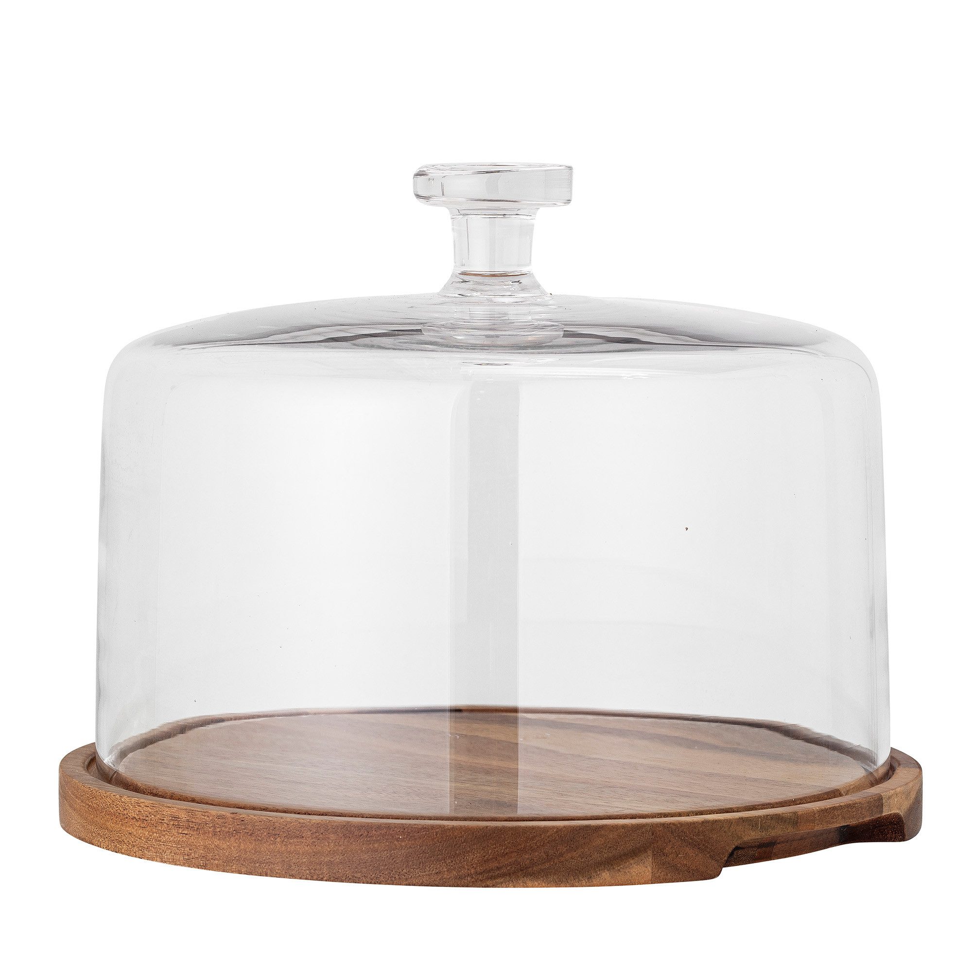 Bloomingville Servierplatte Bloomingville Tortenplatte NICI mit Glasdeckel 29 cm