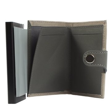Margelisch Mini Geldbörse noonyu single leather, Kreditkartenbörse aus Upcycling Leder