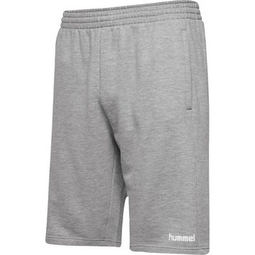 hummel Sweatshorts Kurze Jogginghose Basic Shorts Sweat Pants HMLGO 5144 in Grau