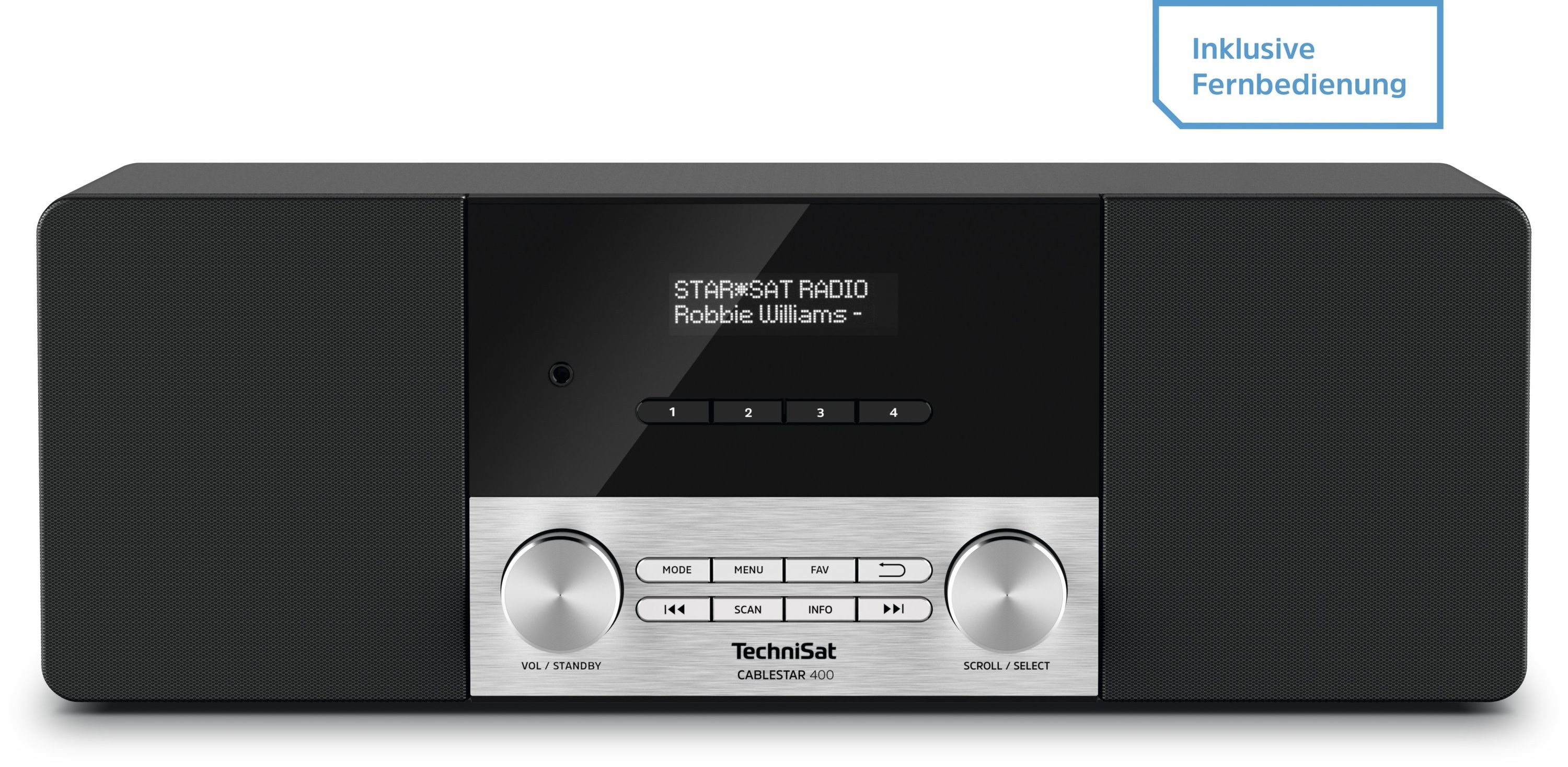 CABLESTAR 400 inkl. Fernbedienung Digitalradio (DAB)