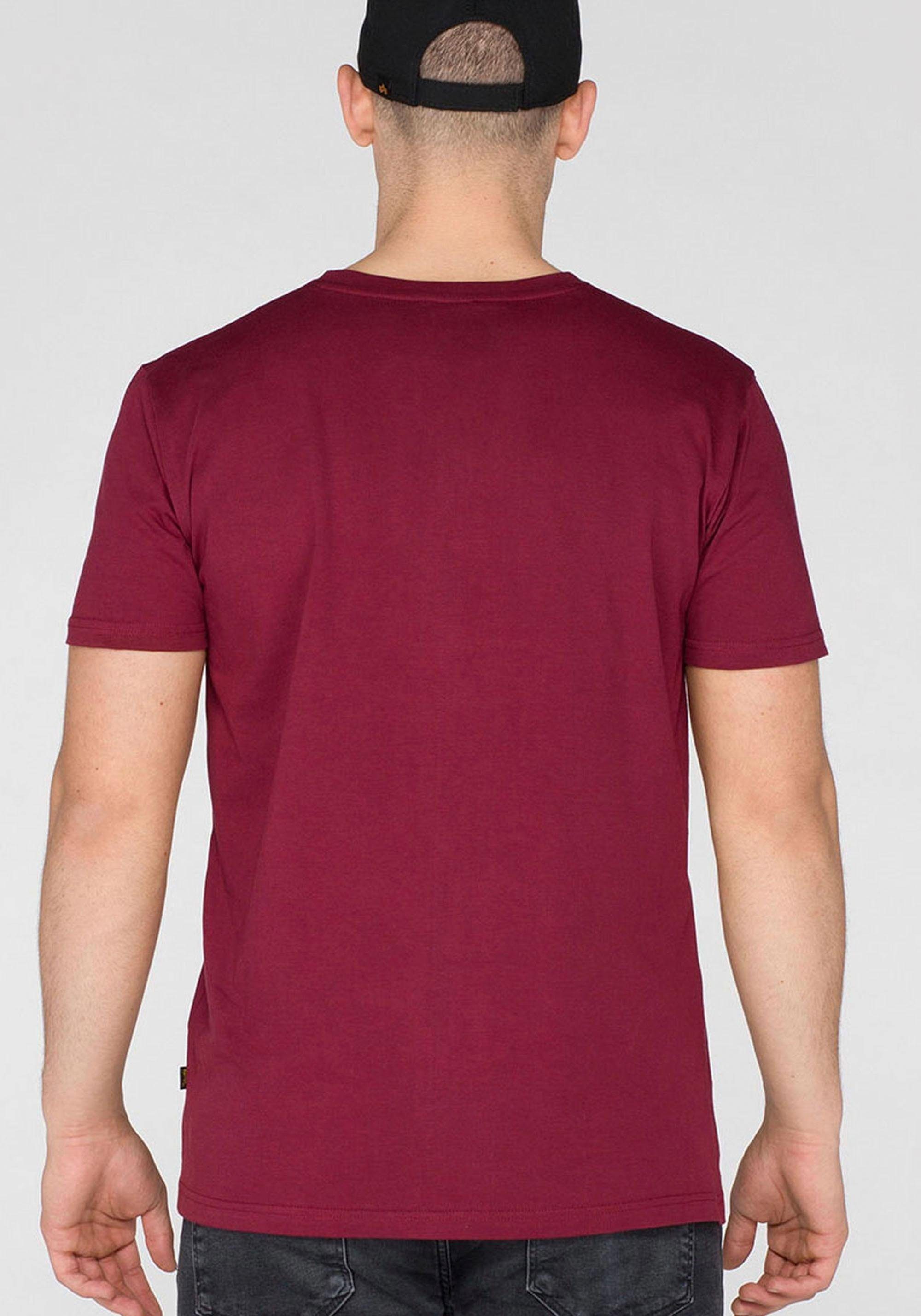 Alpha Industries T-Shirt Basic T-Shirt burgundy