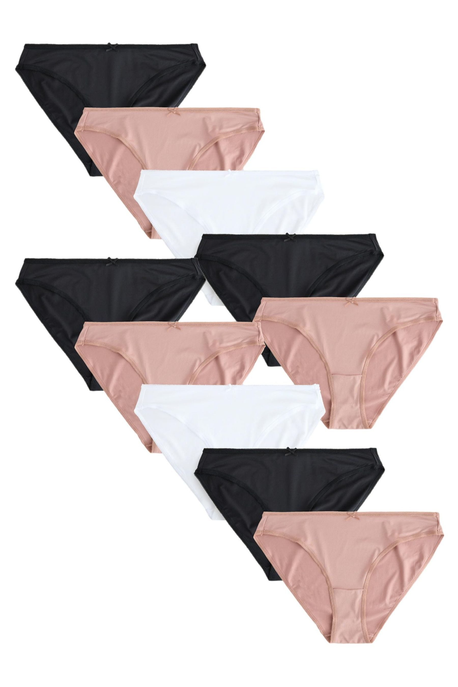 Next Slip Mikrofaser-Slips mit hohem Beinschnitt, 10er-Pack (10-St)