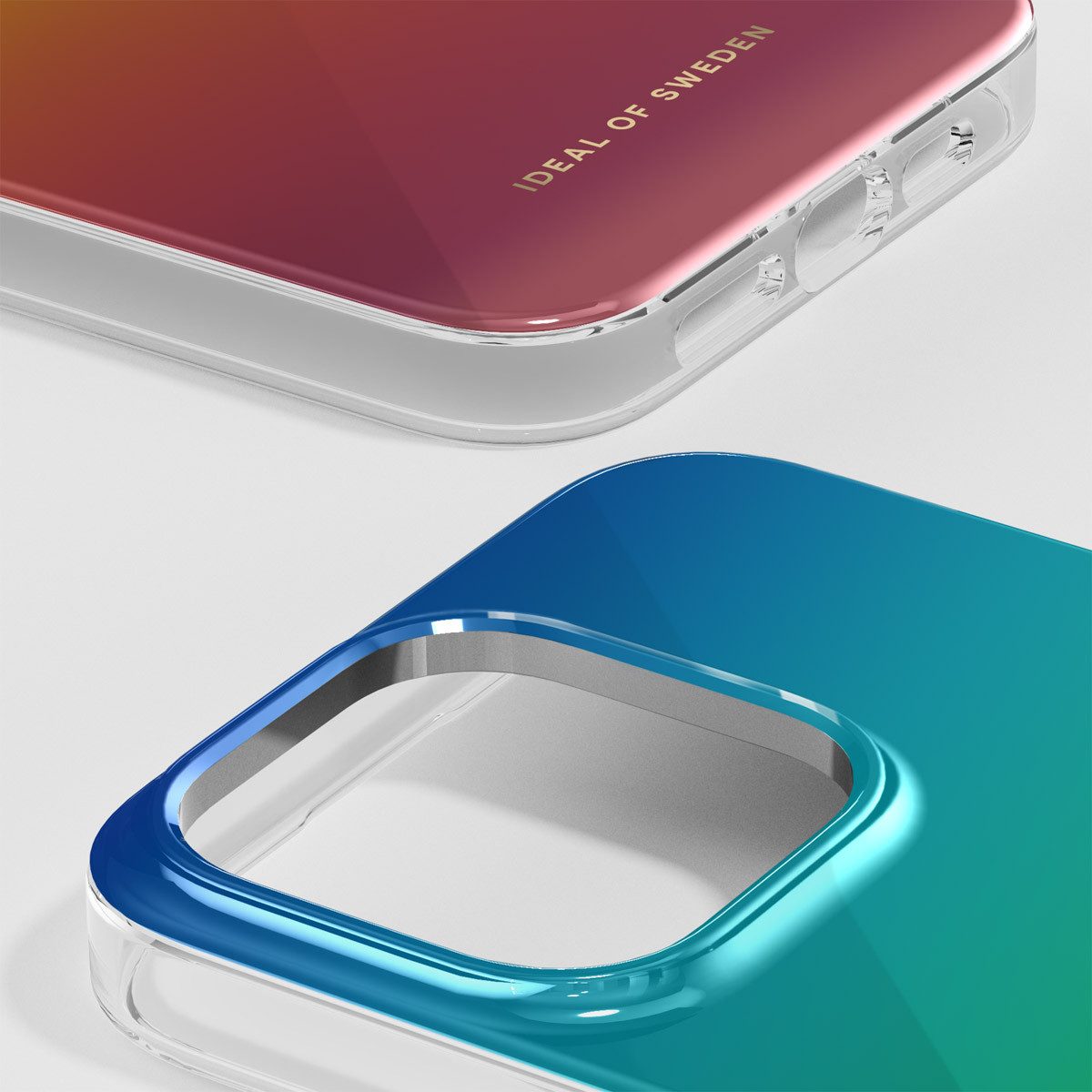 iDeal of Sweden Backcover iDeal of Sweden Mirror Case Apple iPhone 14 Pro - Rainbow