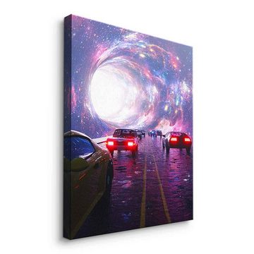 DOTCOMCANVAS® Leinwandbild Travel, Leinwandbild Travel KI AI generiert digitale Kunst Wandbild