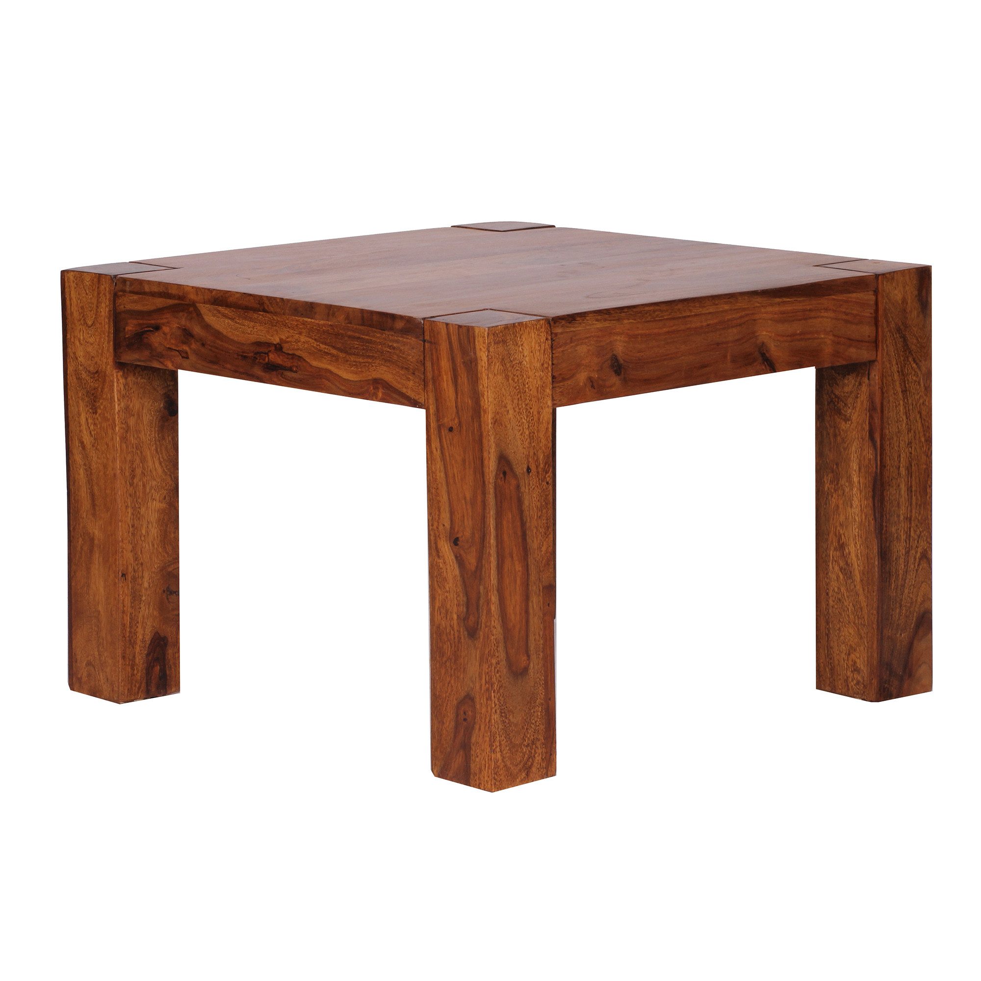 FINEBUY Couchtisch SuVa1173_1 (Massivholz, 60x60x40cm Quadratisch günstig online kaufen