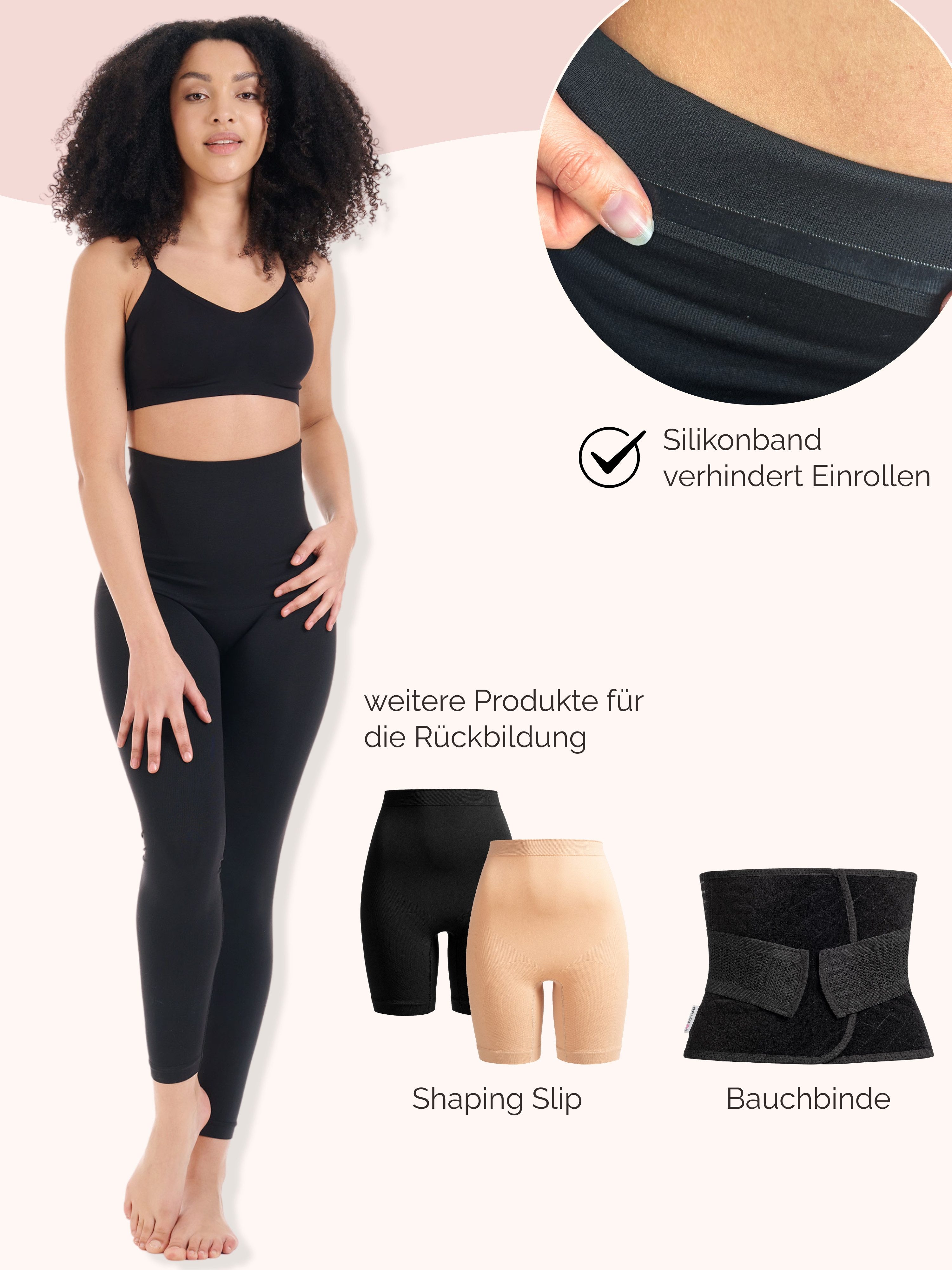 Herzmutter Shapingleggings Figurformende Hose - Highwaist Leggings Figurformend – Bild 4 von 5