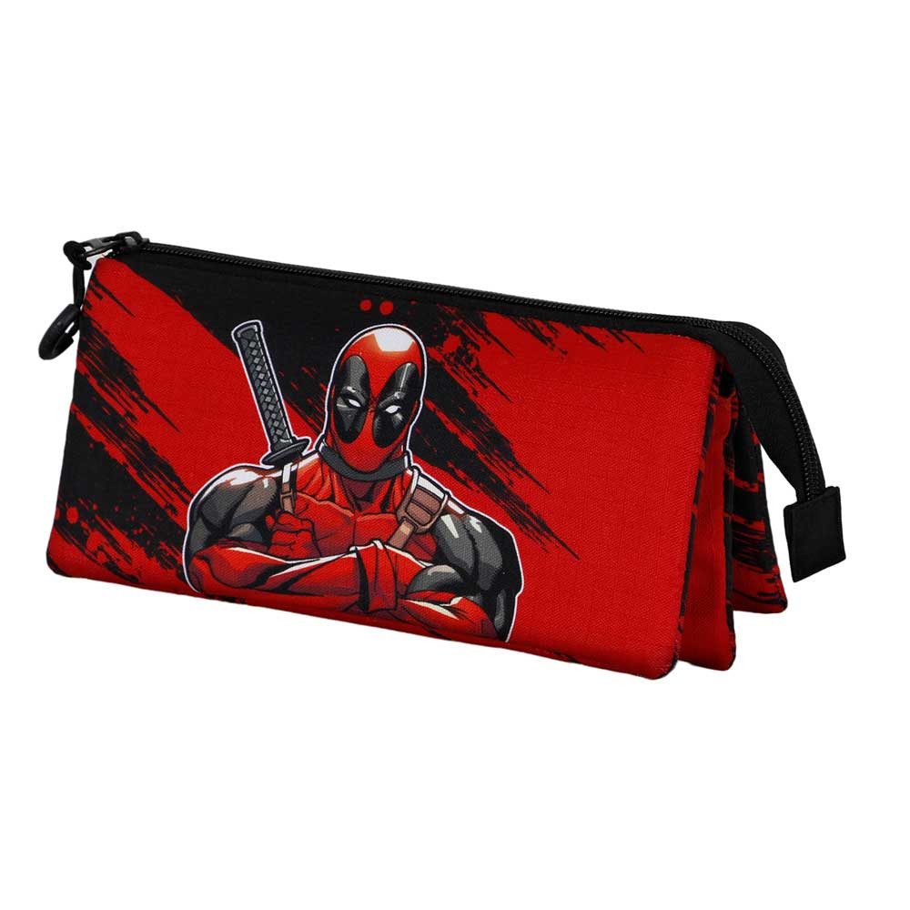 Safta Marvel Federmäppchen Für Kinder – Mit Drei Fächern, Buntes Design, Unisex