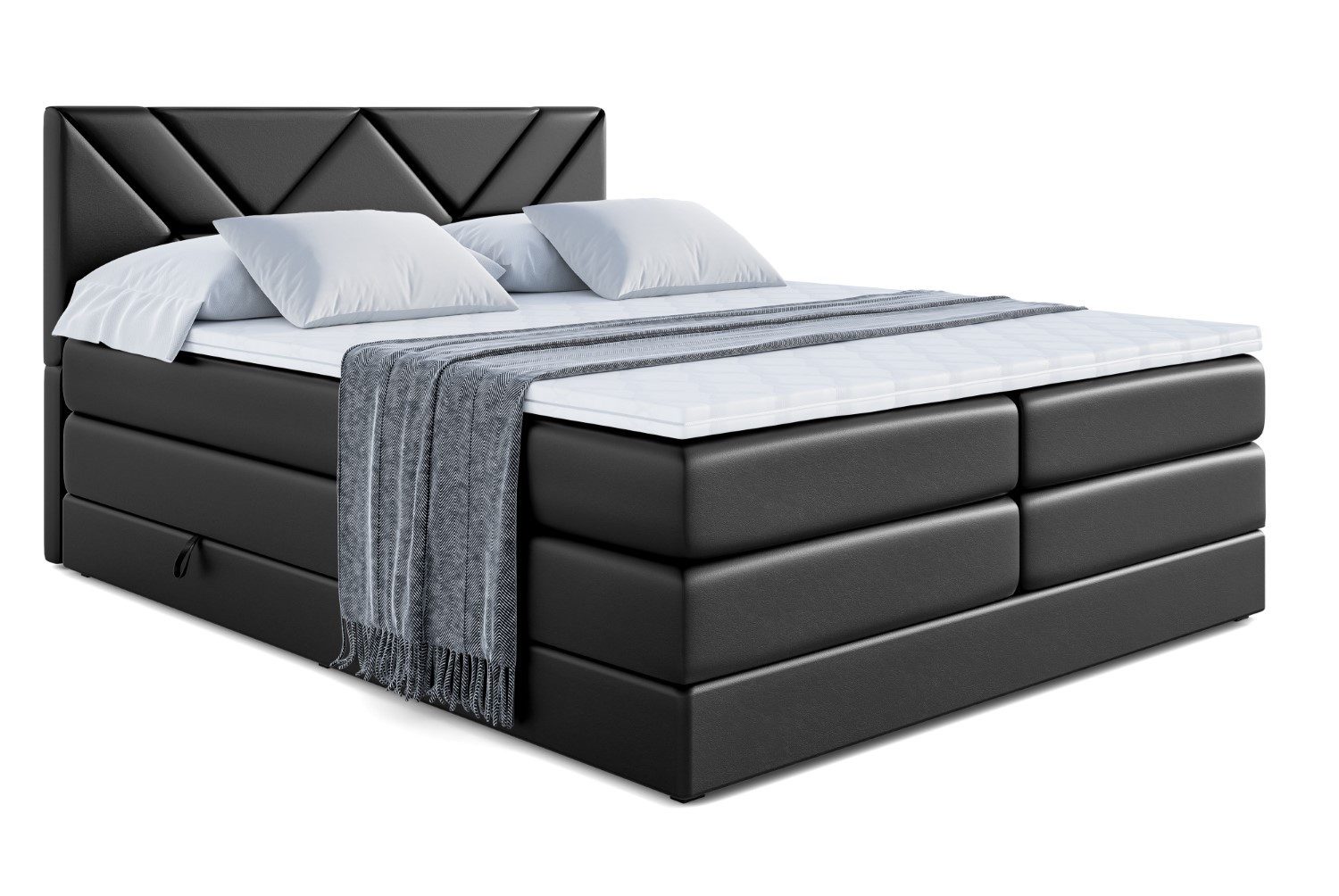 ALTDECOR Boxspringbett BARWA KING (Multipocket-Matratze H4, günstig online kaufen