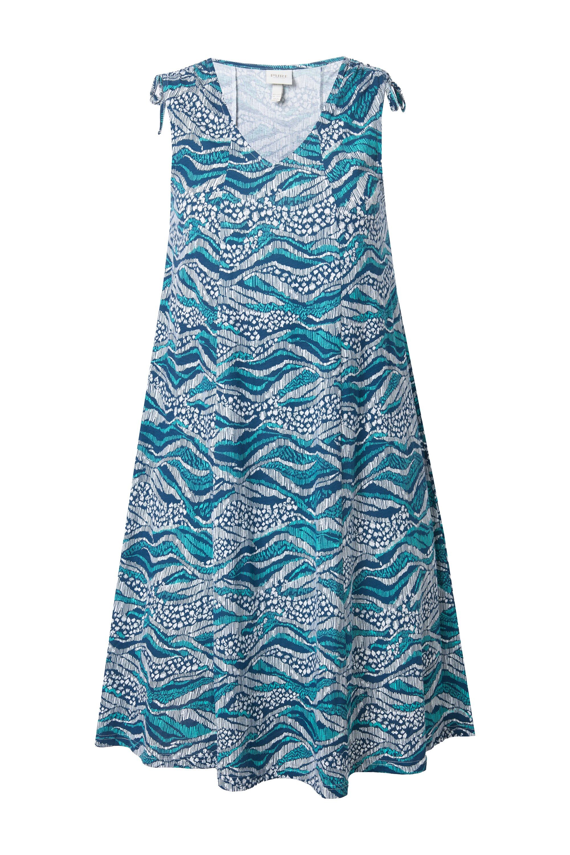 Ulla Popken Jerseykleid Midikleid Jersey Wellen günstig online kaufen