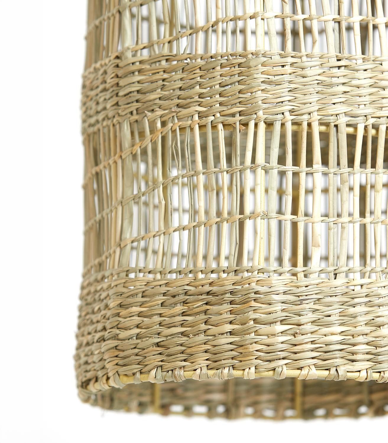 Light & Living Pendelleuchte LATIKA, Beige, Seegras, E27, Ø 20 x H 42 cm, ohne Leuchtmittel