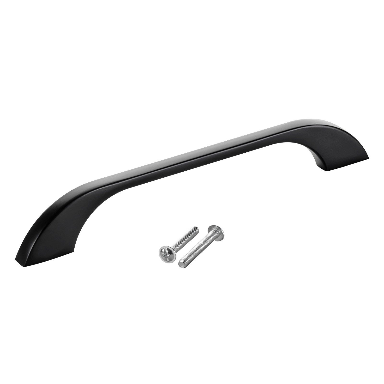SO-TECH® Möbelgriff Bügelgriff Blackline XIII schwarz matt - inkl. Schrauben (1-St), Schubladengriff Schrankgriff Bohrlochabstand (BA) 128 mm
