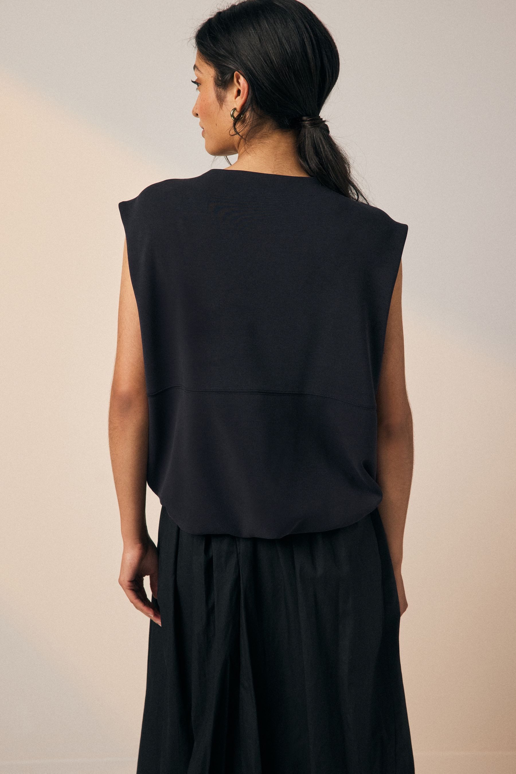 Next Shirtweste Weiche Weste mit Ballonsaum (1-tlg) günstig online kaufen