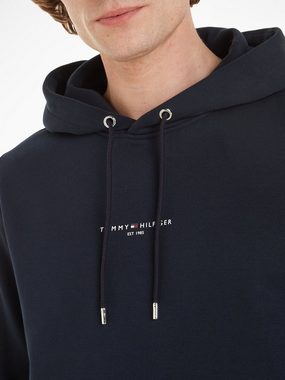 Tommy Hilfiger Hoodie TOMMY LOGO TIPPED HOODY Tommy-Tape innen am Ausschnitt, Flag-Stickerei am Ärmel