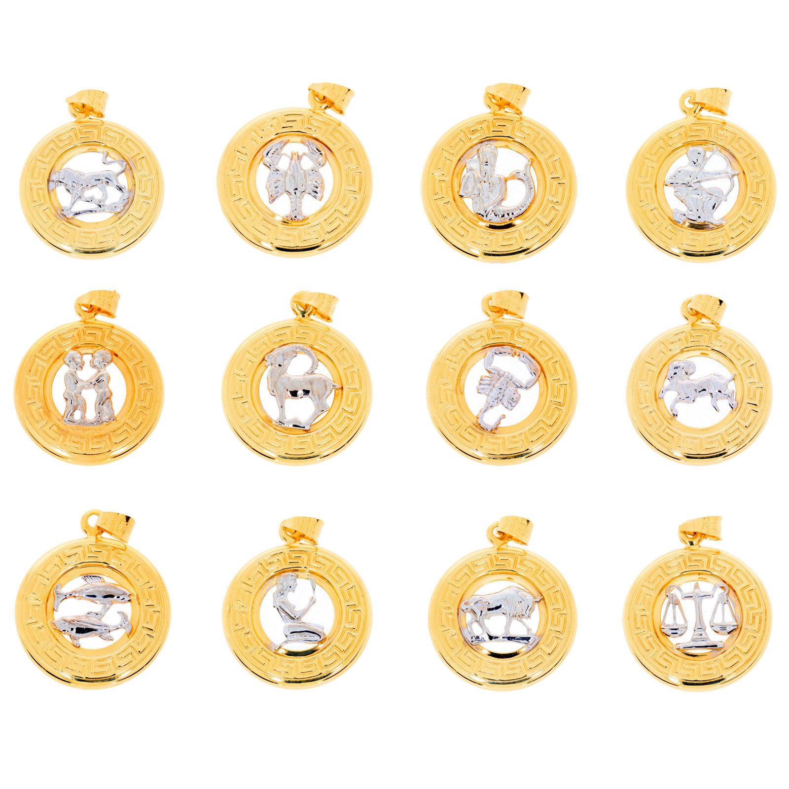 STELLA-JEWELLERY Kettenanhänger Sternzeichen Anhänger 585 Gold Horoskop 14 Karat (inkl. Etui), Sternzeichen Anhänger ohne Kette mehr