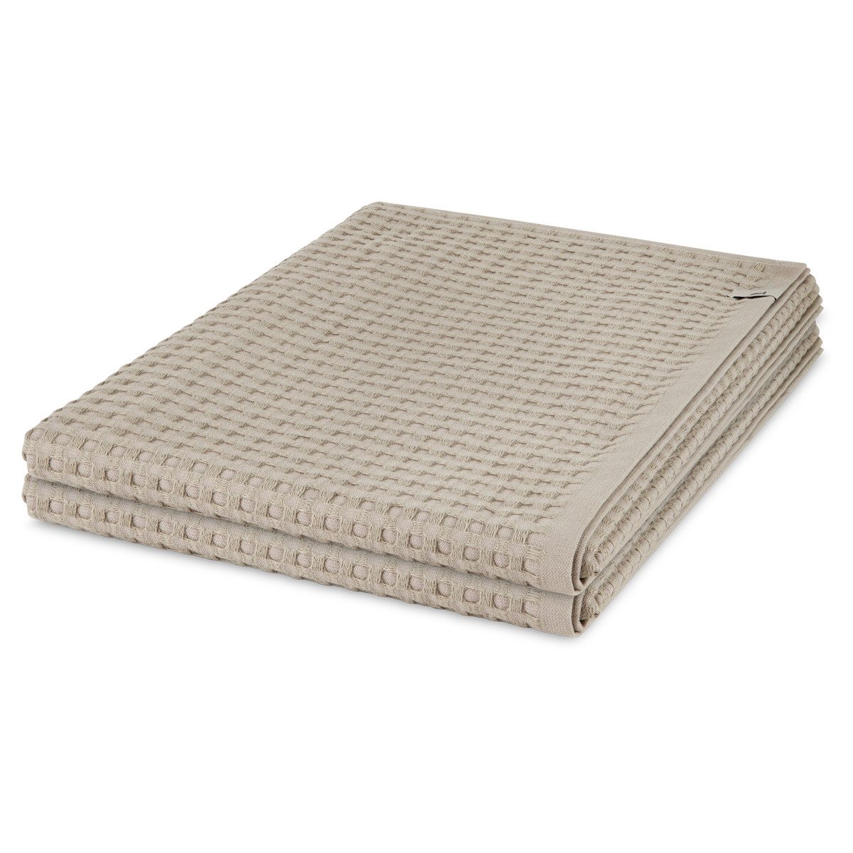 Möve Handtuch Set Piquee, Waffel-Pique (Spar-Set, 2-St), 2 X Duschtuch im Set - Baumwolle - Saugstark