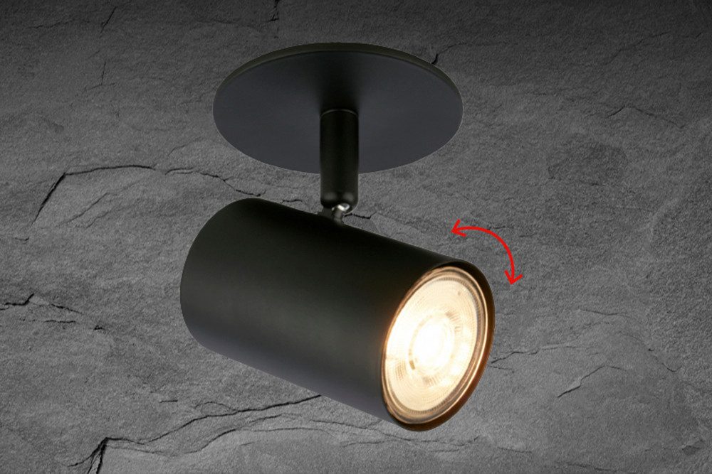 Briloner Leuchten LED Aufbaustrahler ALAN, ohne Leuchtmittel, 8,5x13 cm, Wohnzimmer, Schlafzimmer, Flur, Küche