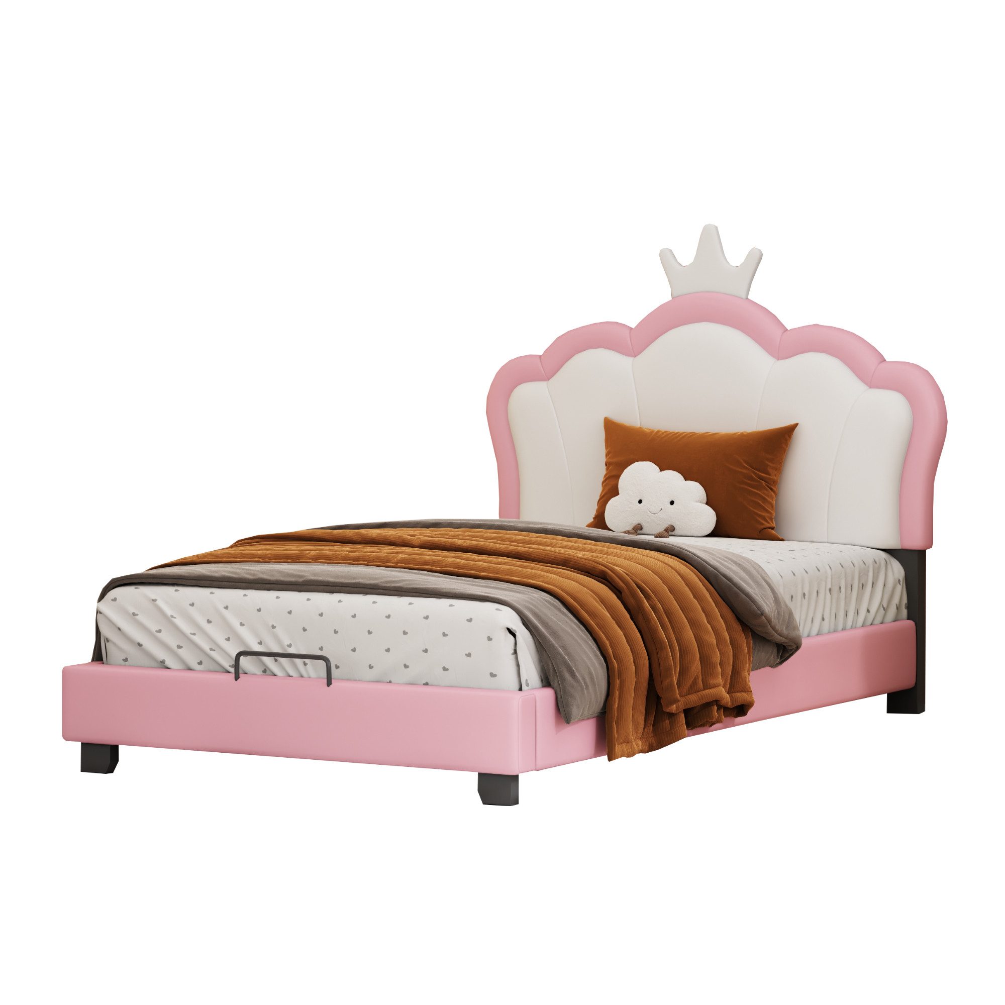 REDOM Bett Kinderbett Polsterbett Gästebett 90*200cm günstig online kaufen