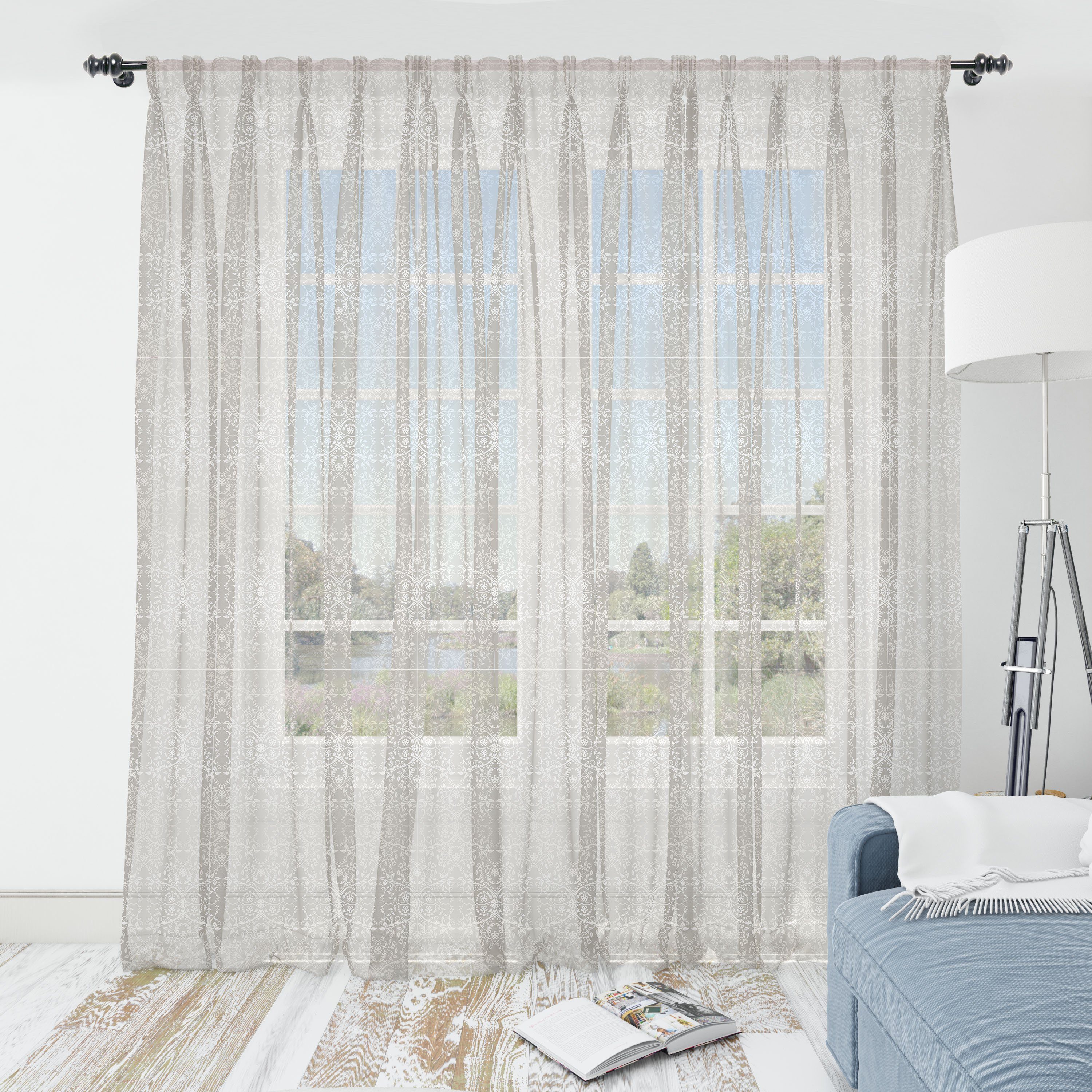 Abakuhaus Gardine schiere Drapierung für Hochzeit günstig online kaufen