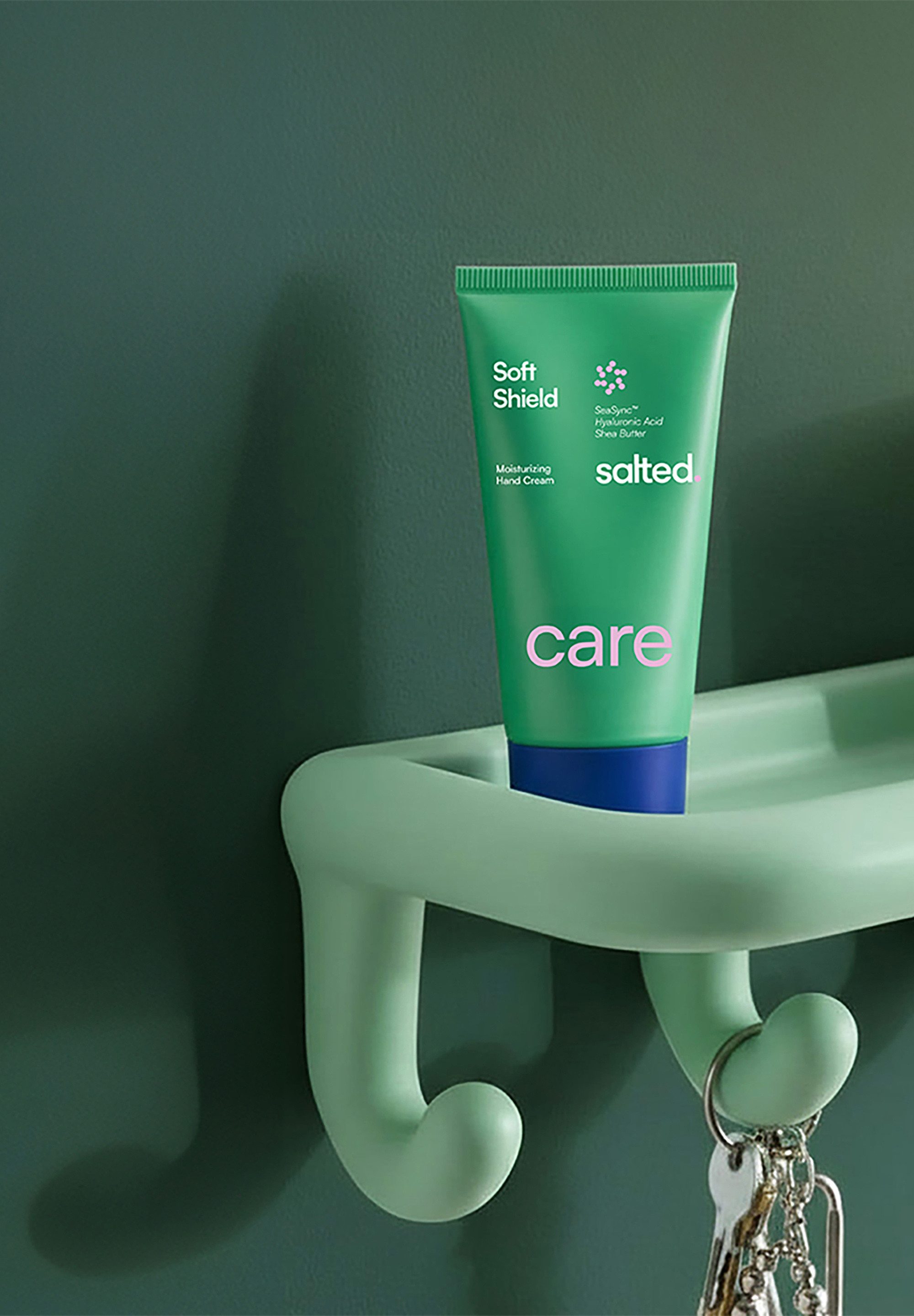 salted. Handcreme Soft Shield, Nährende Handcreme, feuchtigkeitsspendend, schnell einziehend, antioxodativ, pflegend