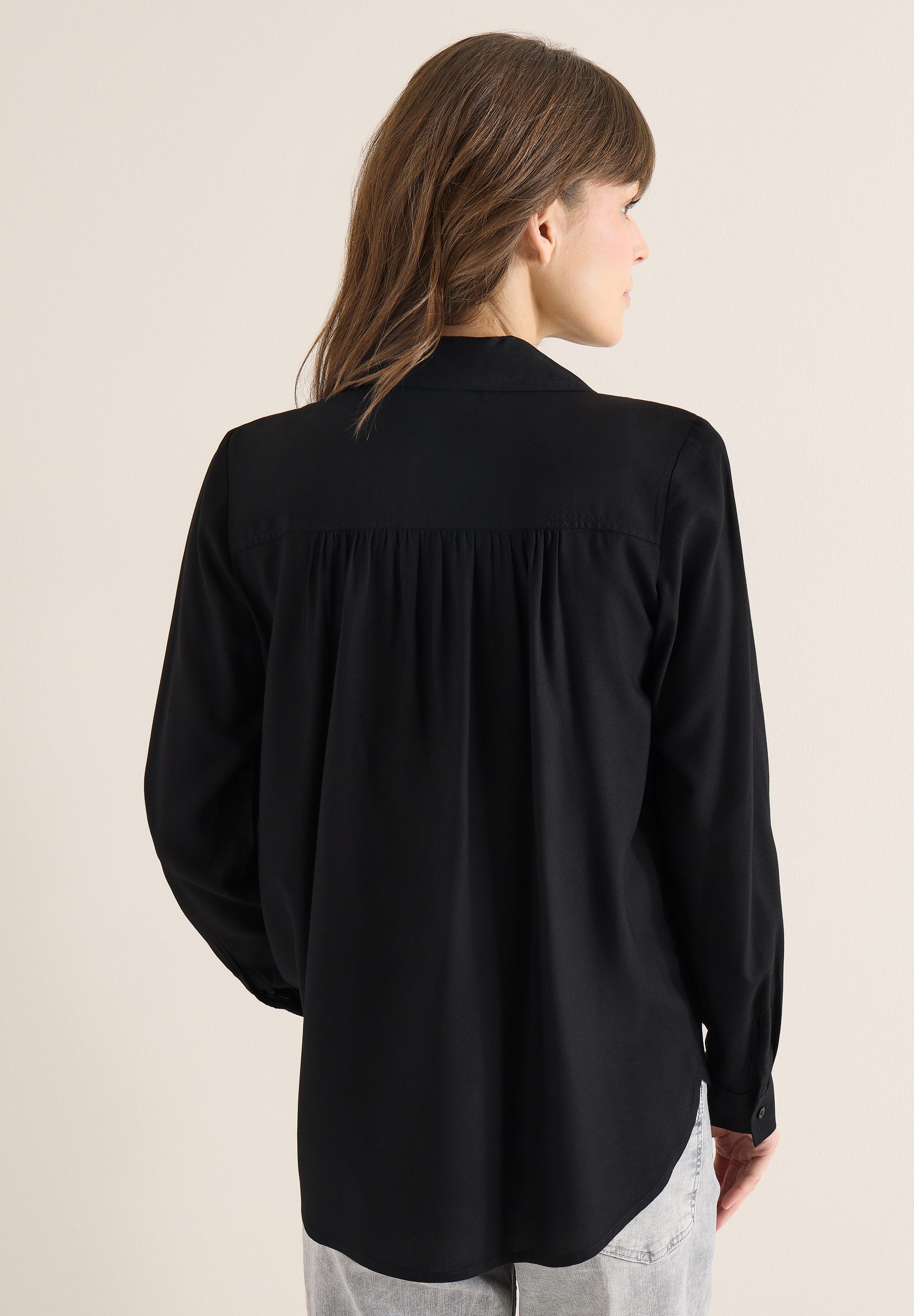 CECIL Langarmbluse aus softer Viskose günstig online kaufen