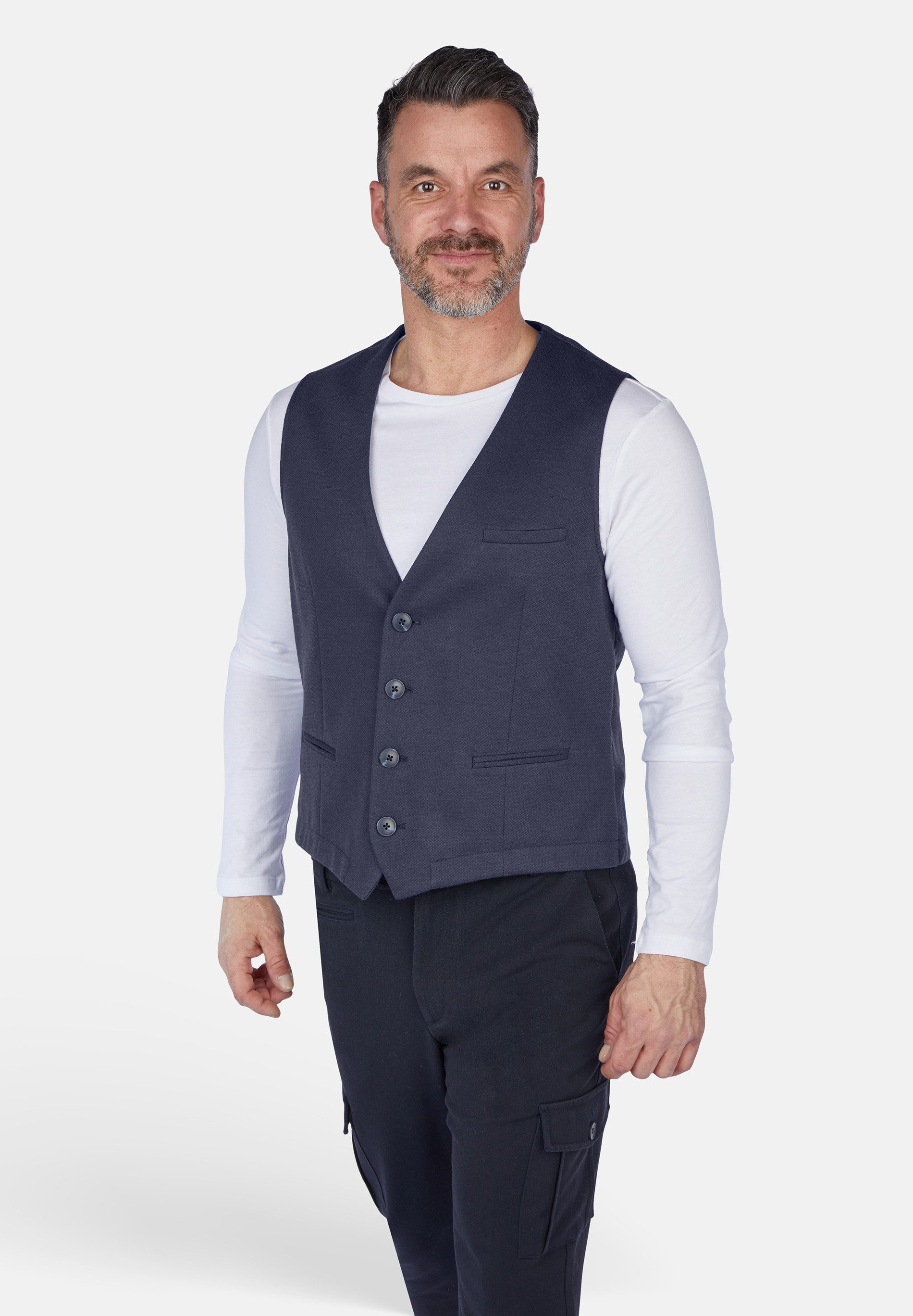 Calamar Anzugweste Cotton Blend Sakko Weste