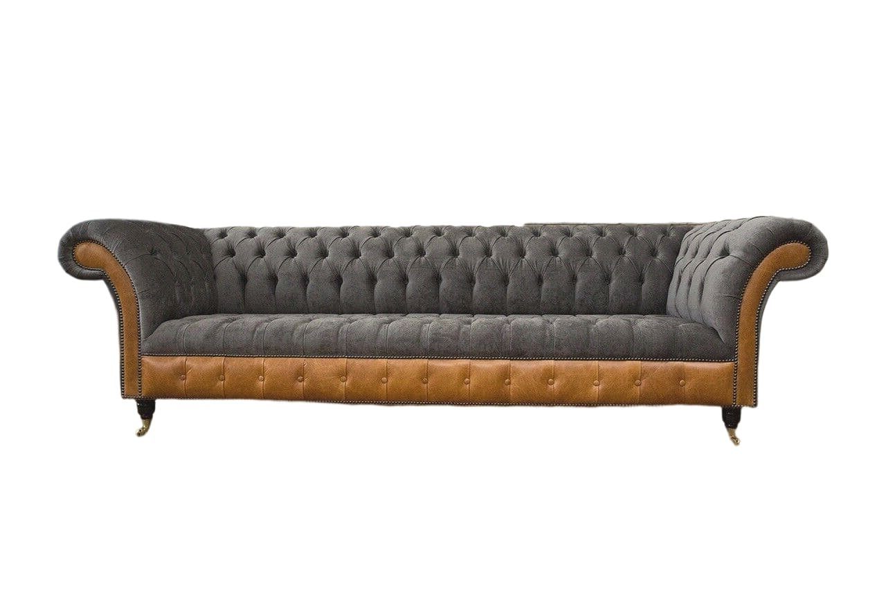 JVmoebel Chesterfield-Sofa, Sofa Chesterfield 4 Sitzer Wohnzimmer Couch Klassisch Design