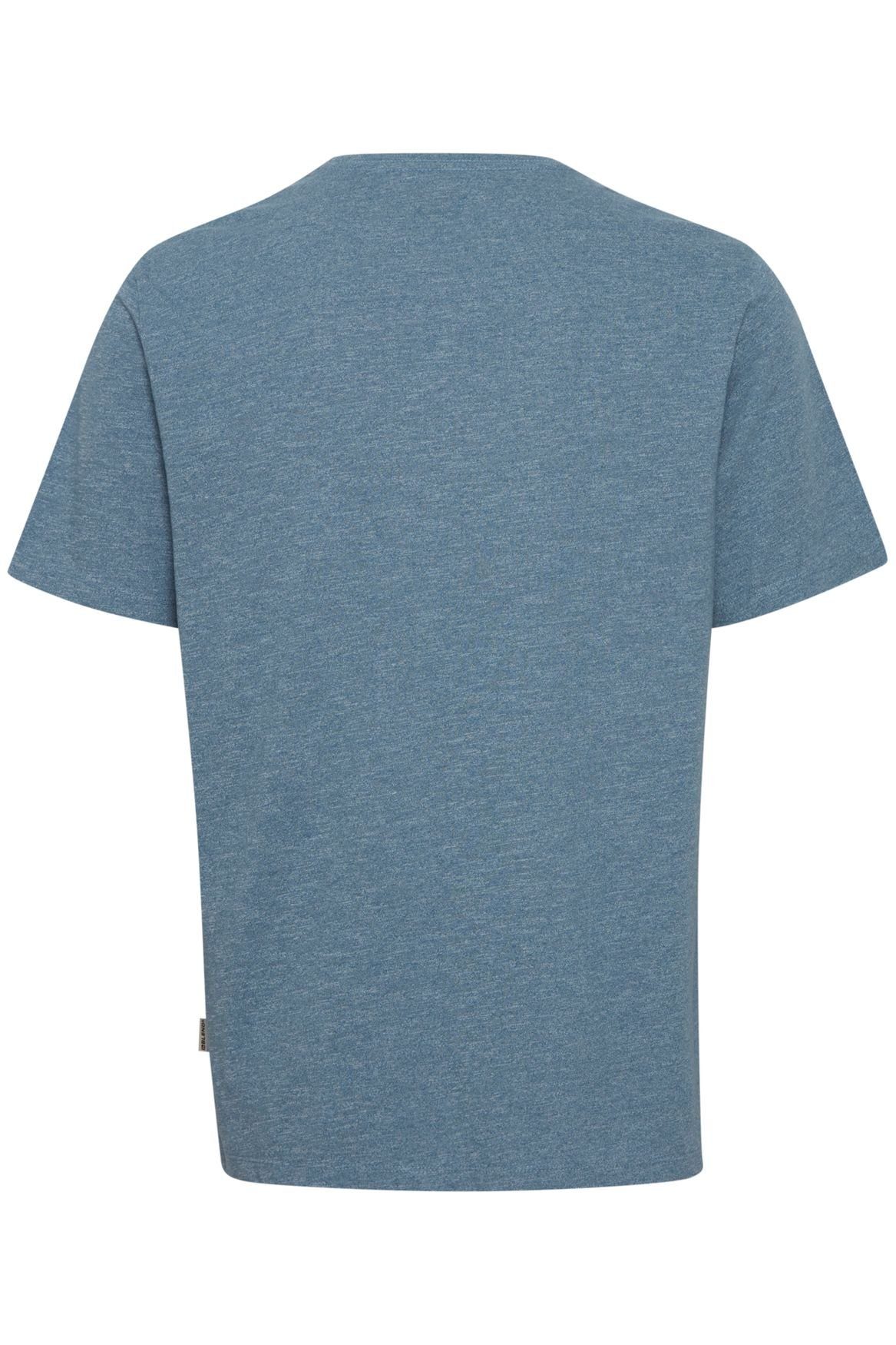 Blau Stretch Kurzarm in BHWilton Rundhals Blend 5030 T-Shirt T-Shirt Shirt