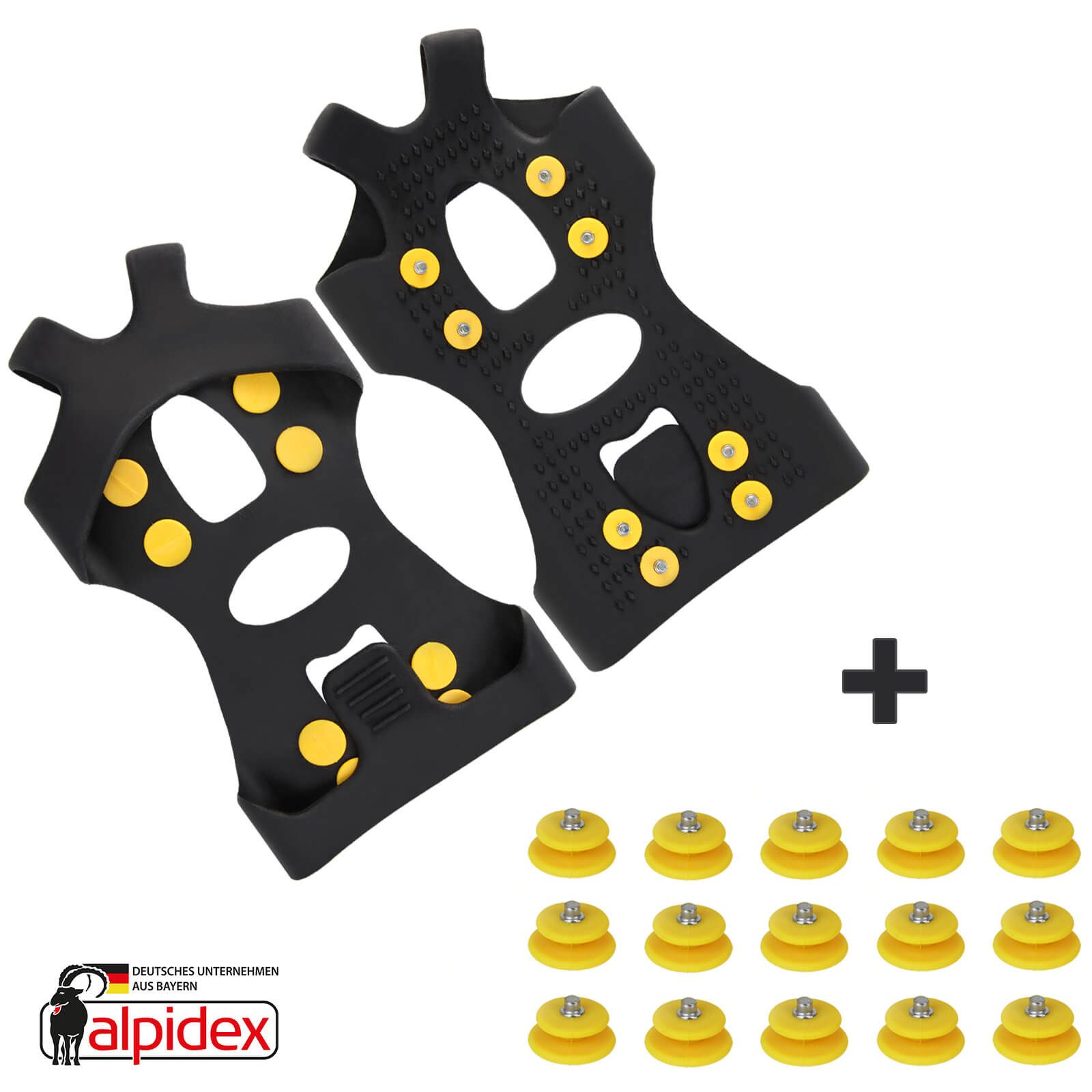 ALPIDEX Spikes ALPIDEX Anti Rutsch Schuh Spikes Ice Grips in verschiedenen Größen – Bild 2 von 5